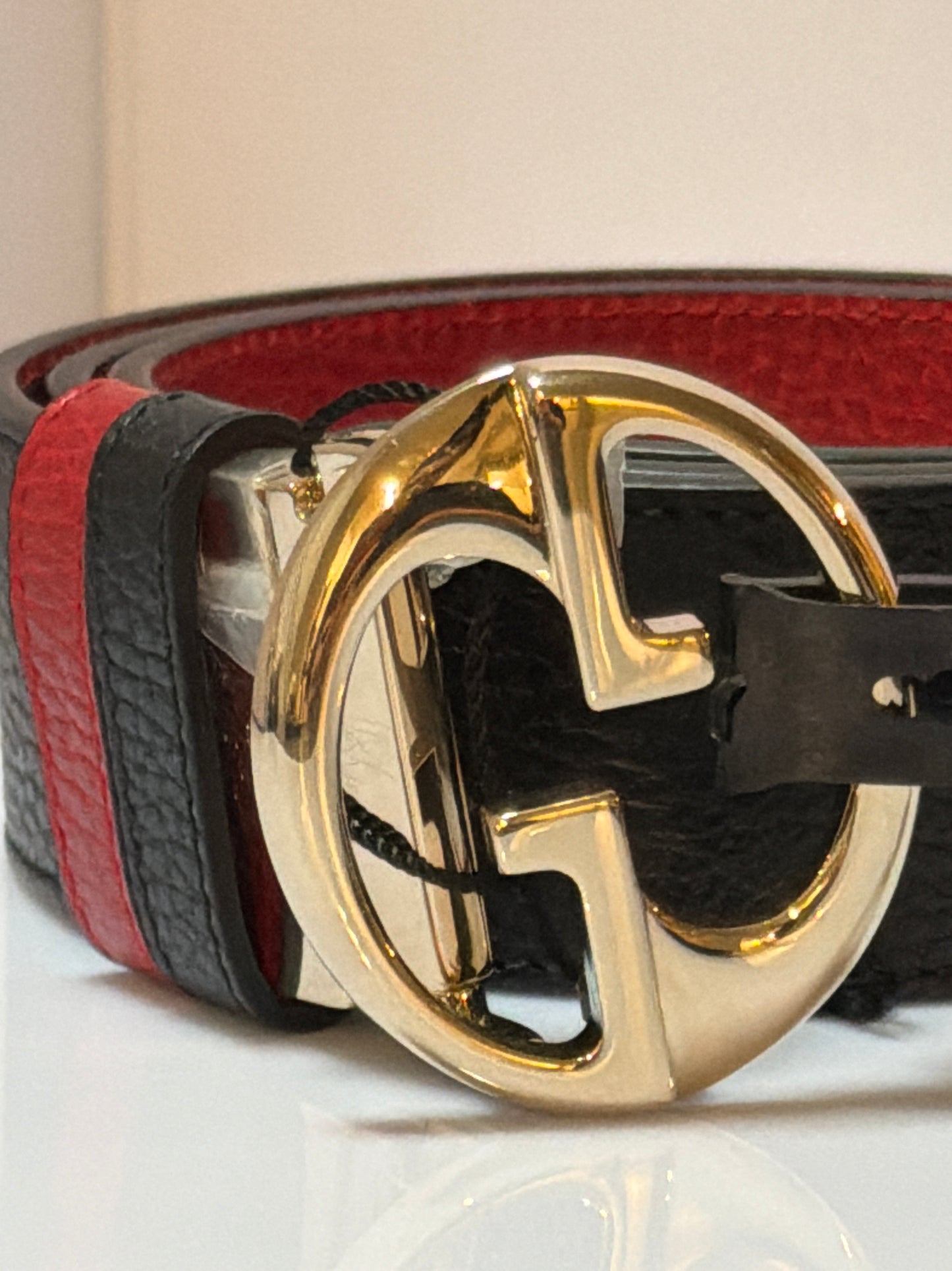 Gucci 1973 Reversible Belt 90/36 Black Red 450000-480199
