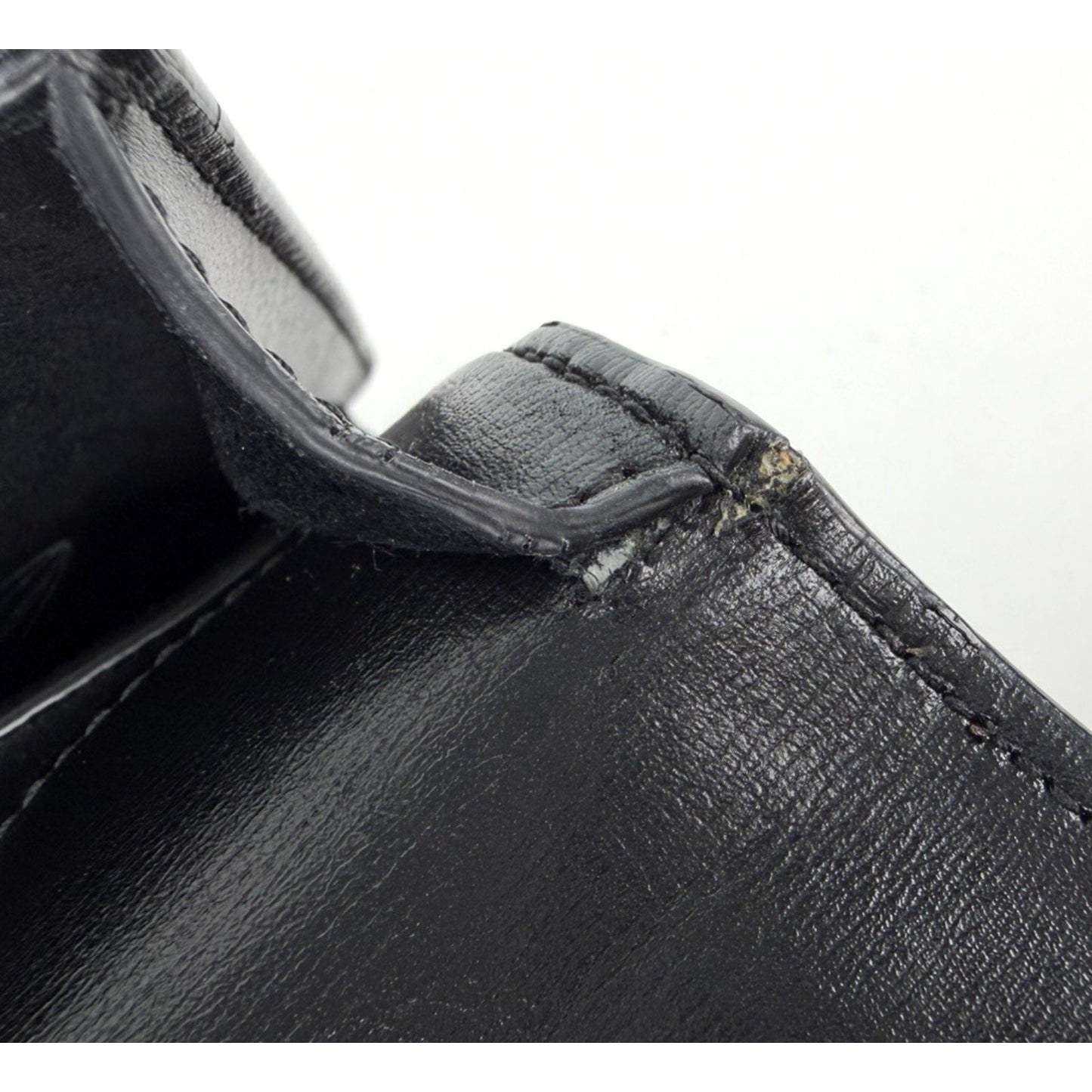 Saint Laurent Sunset Chain Crossbody Bag Medium in Black Leather with SH S11