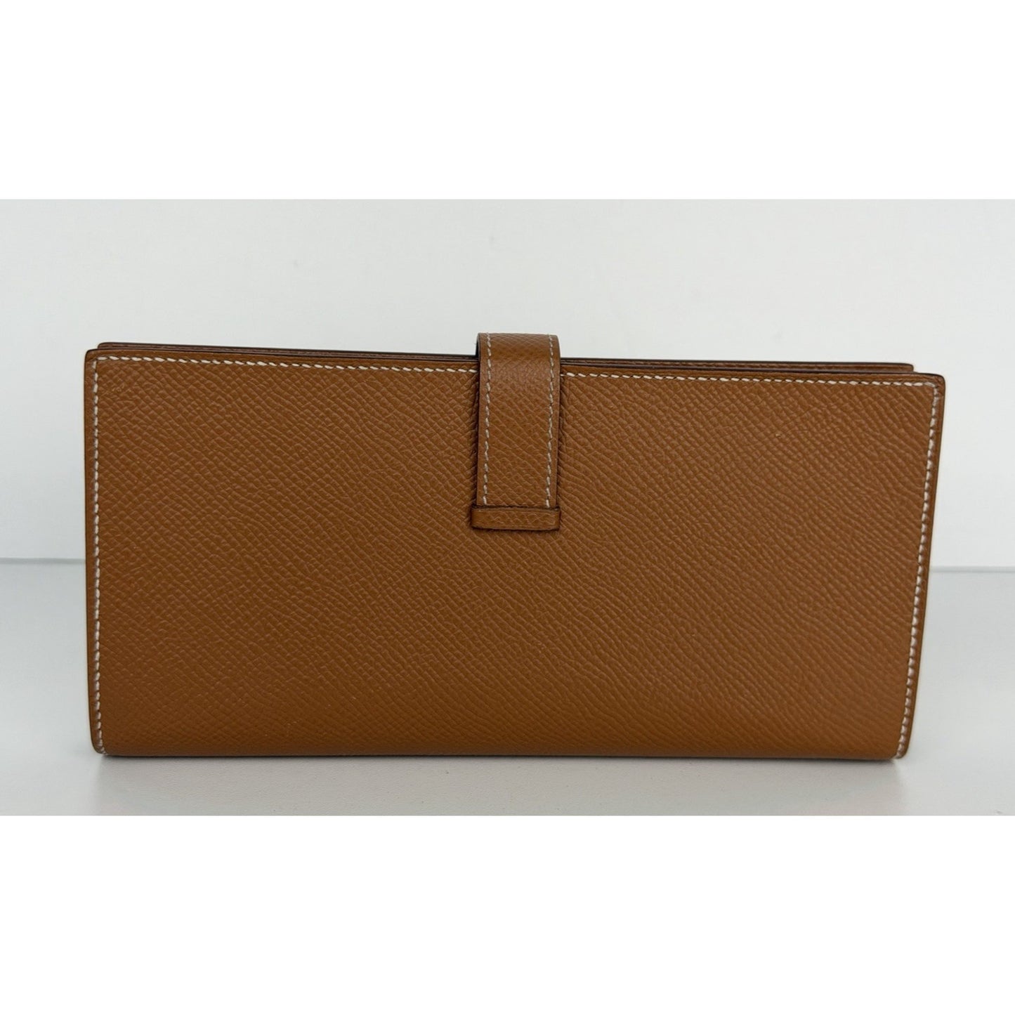 Hermes Bearn Long Bifold Wallet in Brown Epsom Leather 2022