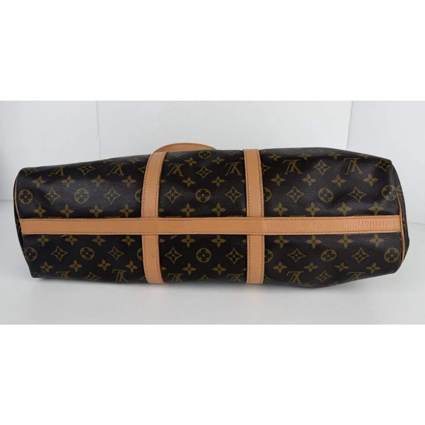 Louis Vuitton Monogram Sac Flanerie Bag Vintage Brown LV Monogram Canvas 1995 S