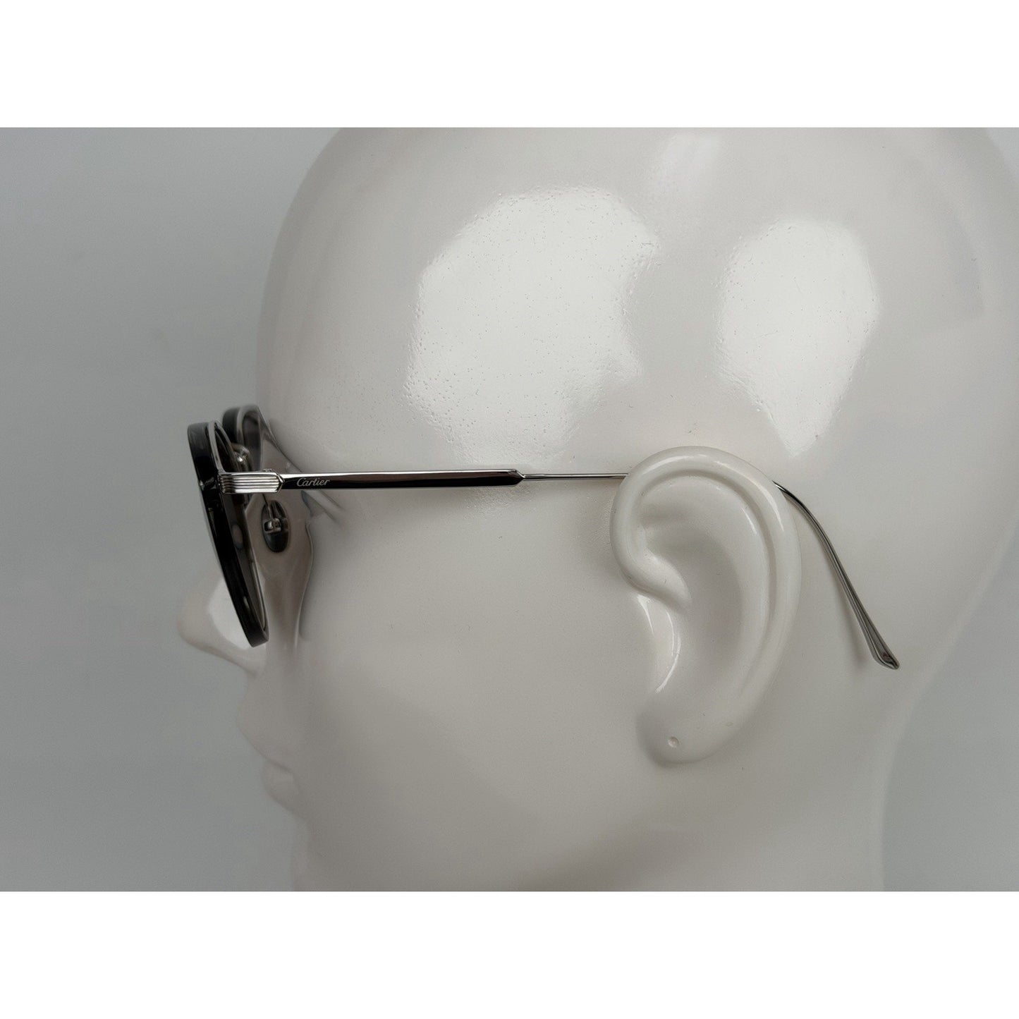 Cartier CT0020O Eyeglasses-Frame in Black and Silver