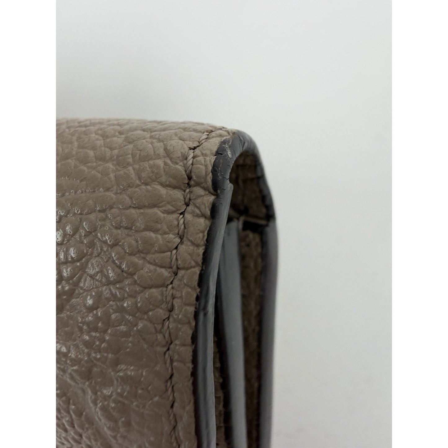 Louis Vuitton Zoe Wallet Tourterelle Gray Monogram Empreinte Leather NFC S