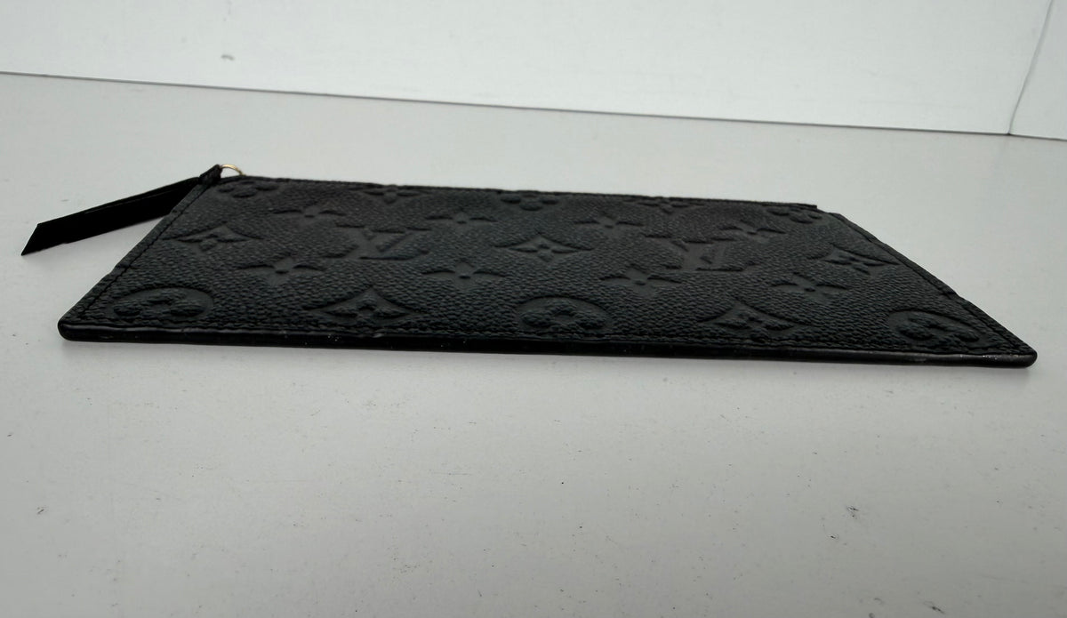 Louis Vuitton Empreinte Felicie Pochette Zipply Pouch in Black K1