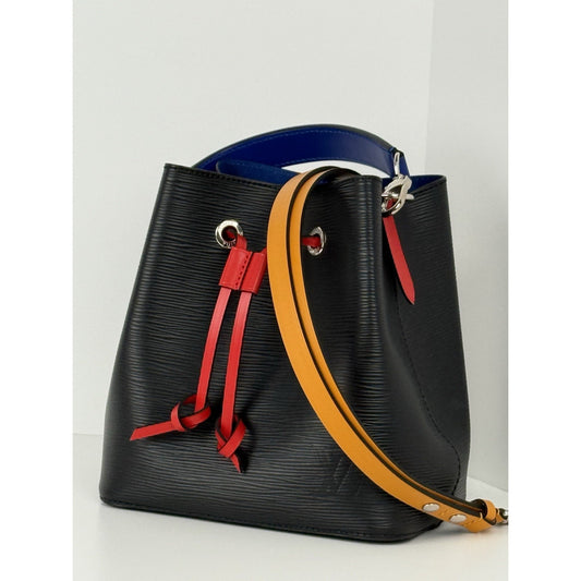 Louis Vuitton NéoNoé Bucket Bag BB Black Safran Epi Grained Leather
