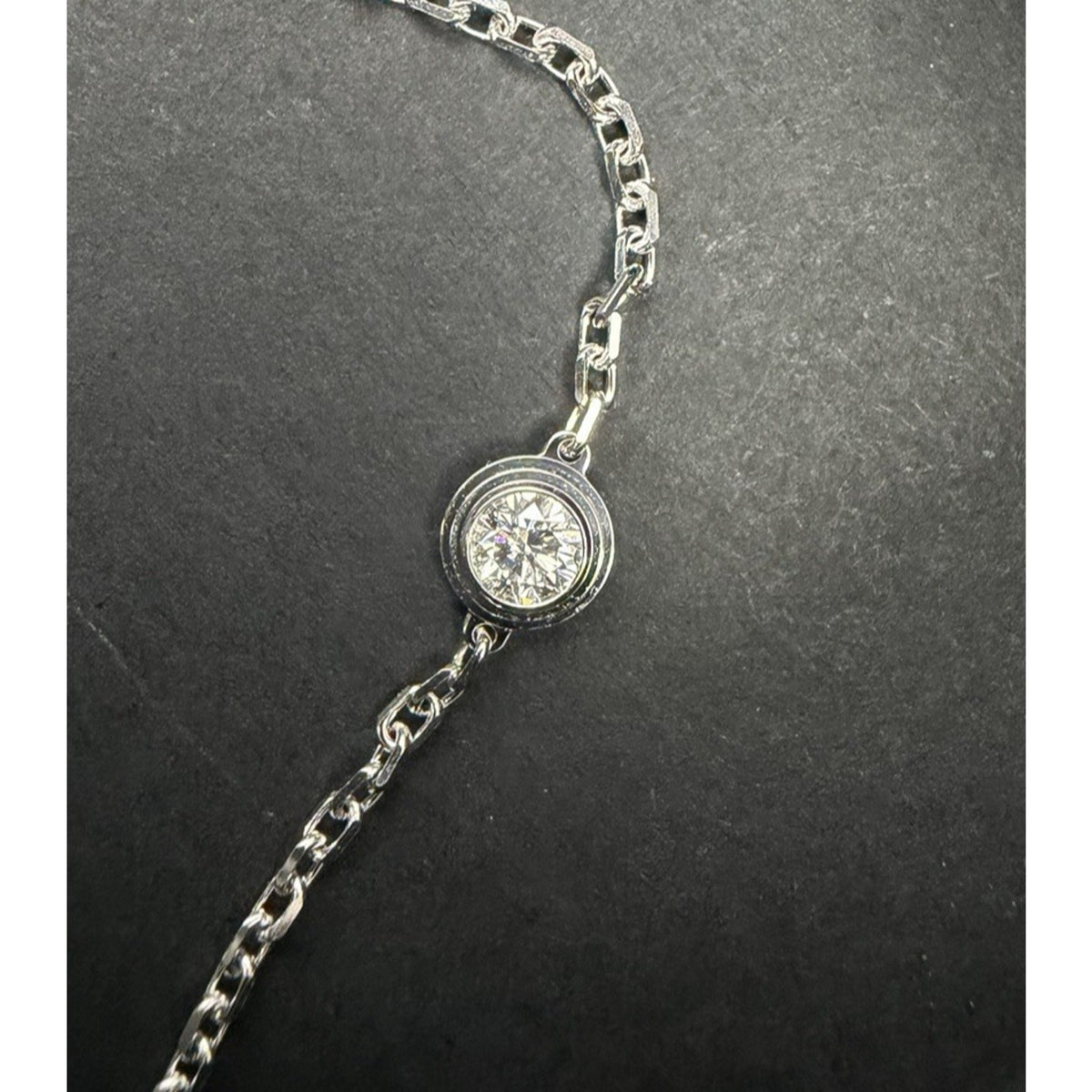 Cartier D'Amour Mini Bracelet in 18K White Gold with Diamond
