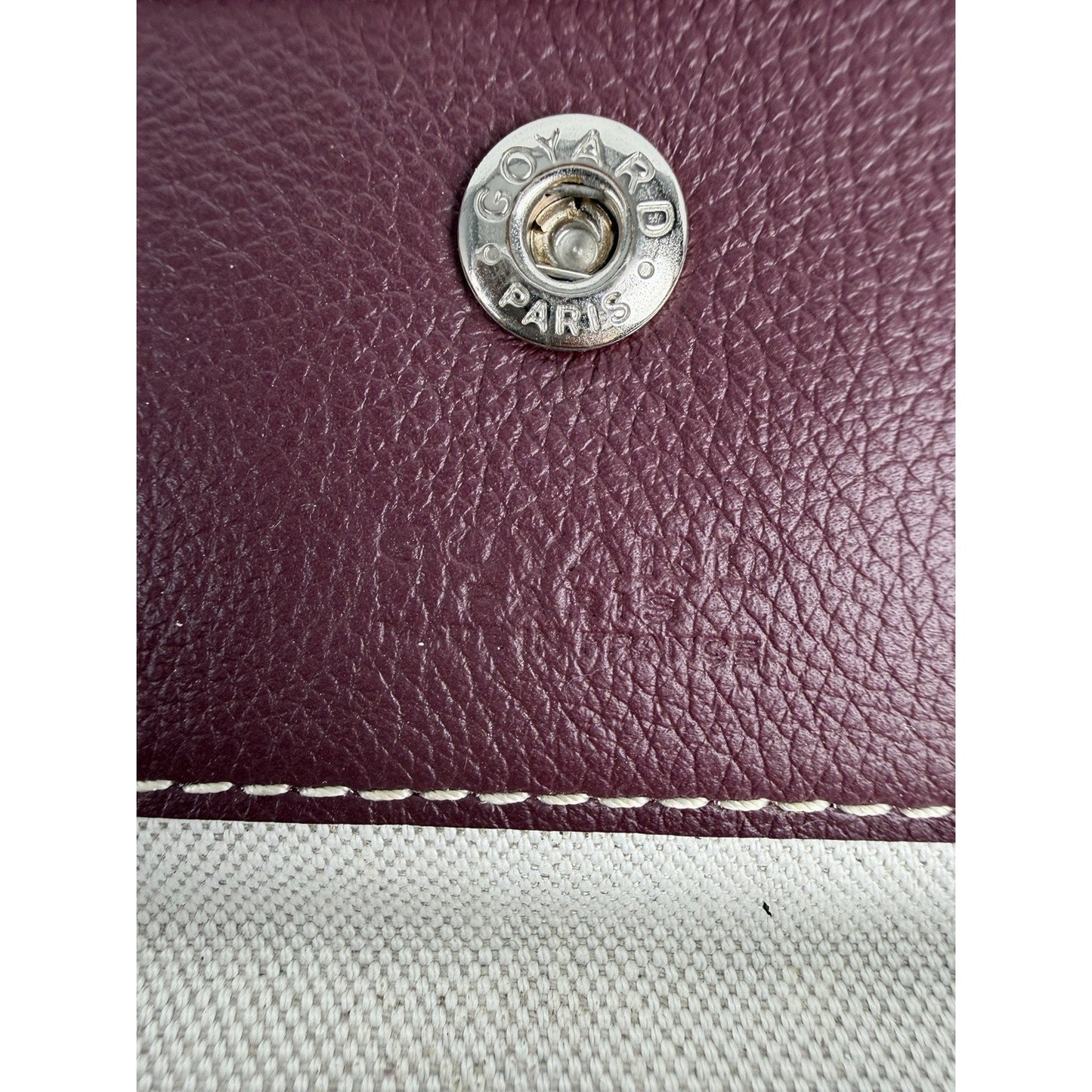 Goyard Saint Louis Tote Bag GM in Burgundy Goyardine Coated Canvas B-4