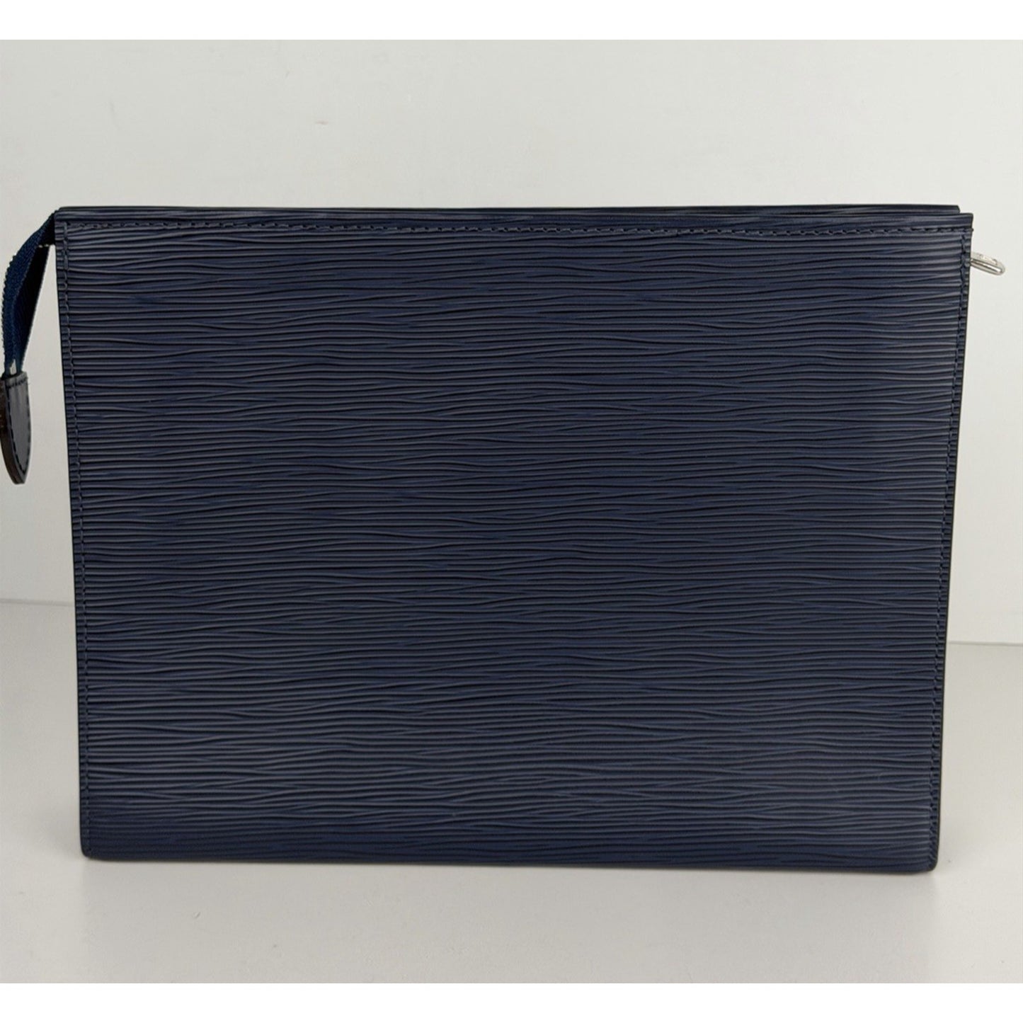 Louis Vuitton Epi Toiletry Pouch Indigo Blue Textured Leather & Sleek 2019 K1
