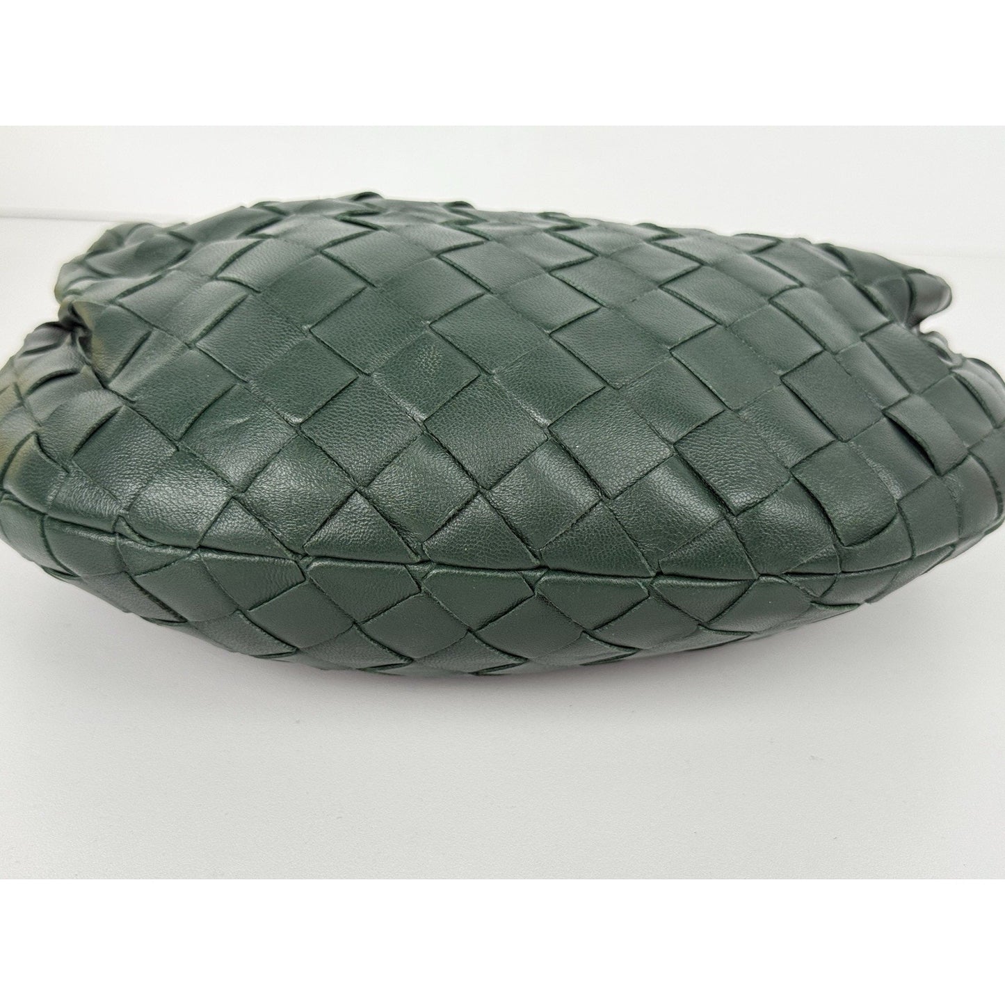 BOTTEGA VENETA Jodi Mini Hobo Green Intereciato Nappa Candy Top Handle Bag