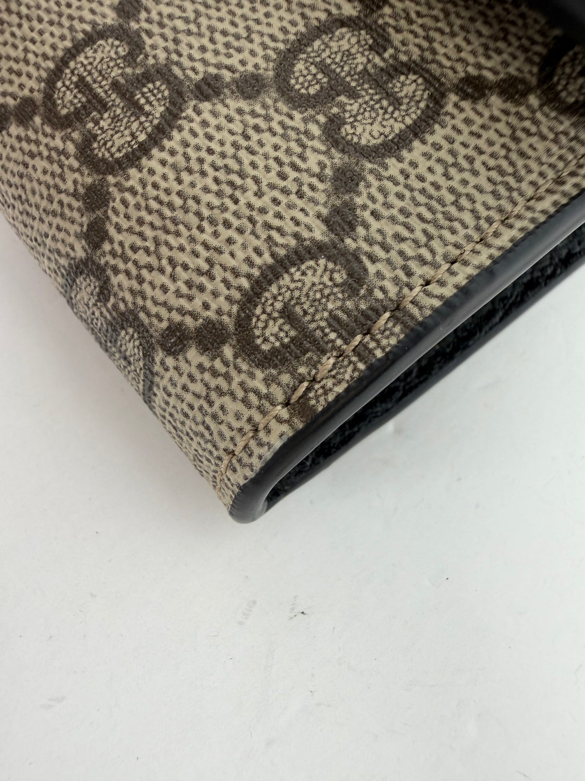 Gucci Bi-Color GG Marmont Continental Wallet t in GG Supreme Canvas YS14