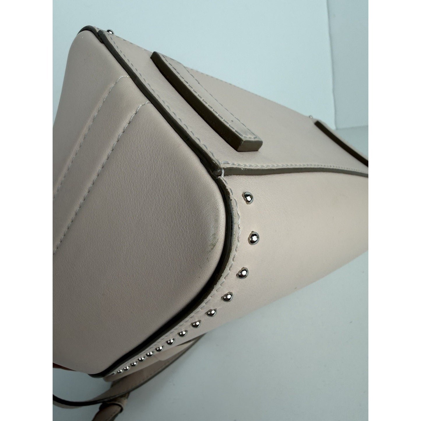 Givenchy Mini Studded Antigona Bag in Nude Pink Color Calfskin Leather S-06
