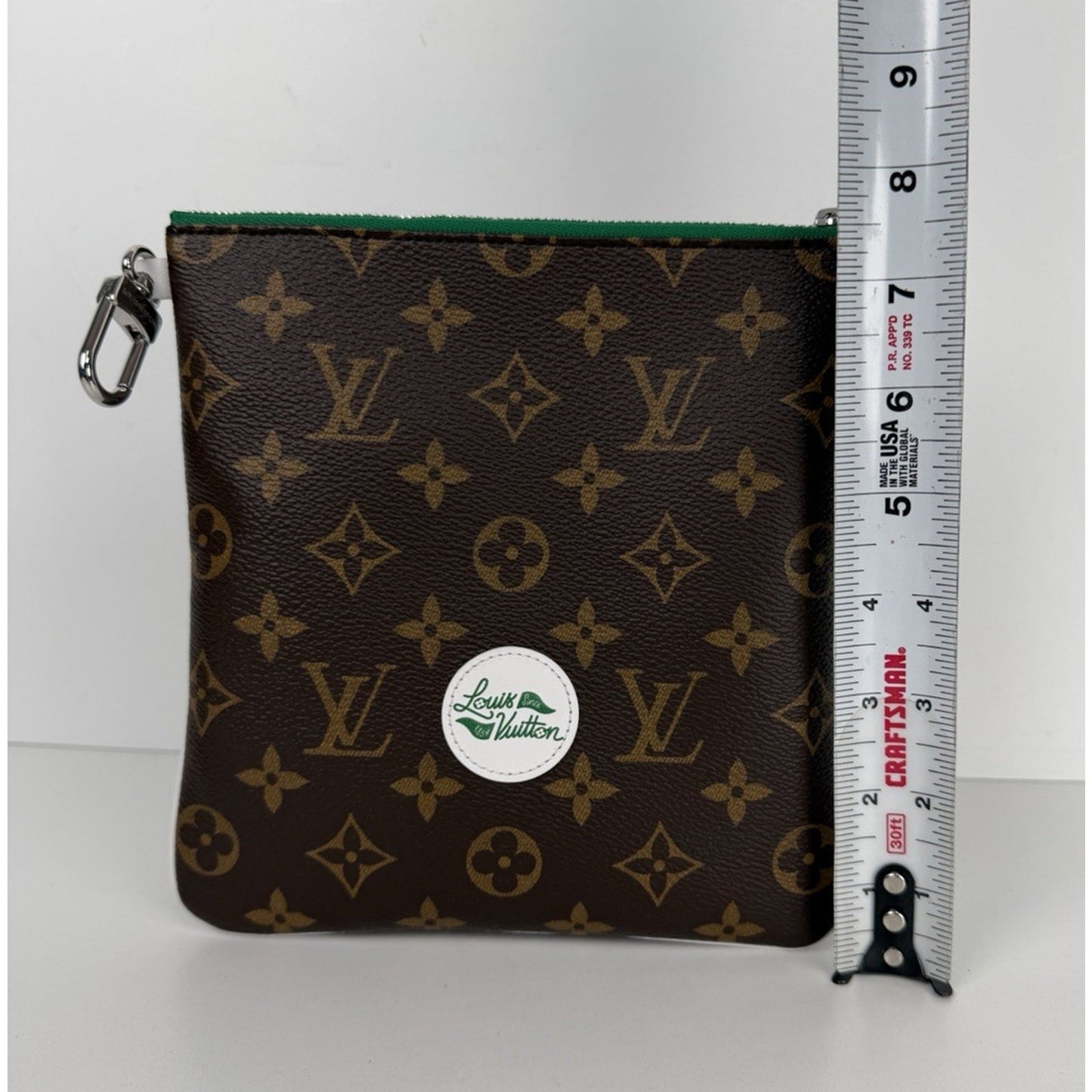 Louis Vuitton Golf Accessories Pouch Clutch in Brown Monogram Coated Canvas S15