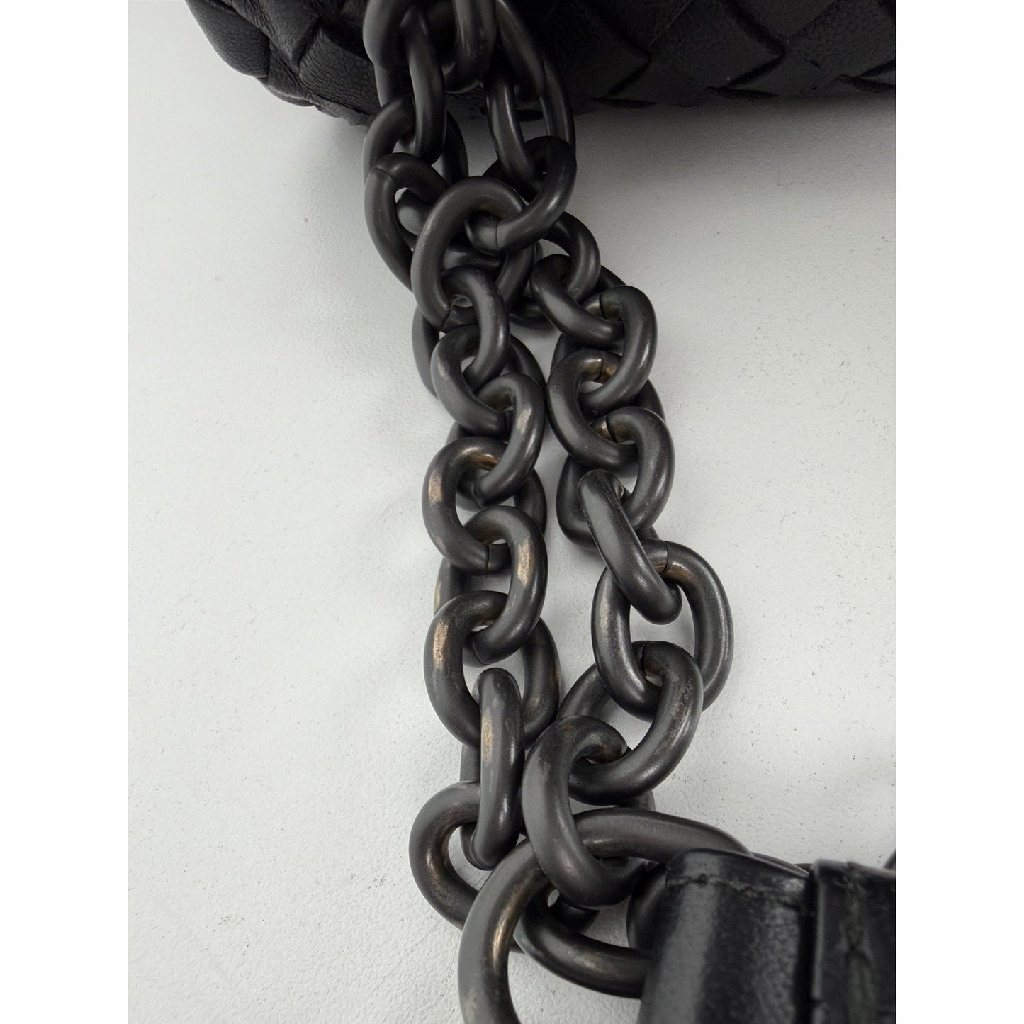 Bottega Veneta Olimpia Bag Medium in Black Nappa Intrecciato Leather S03