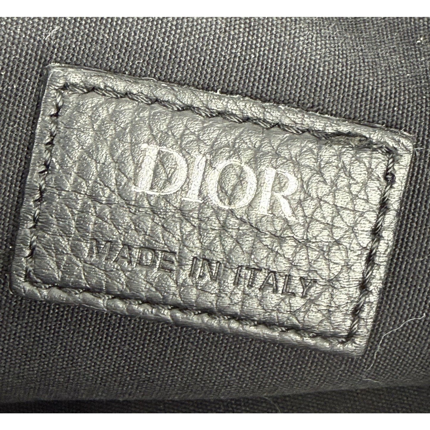 Dior Men Saddle Bag in Navy Monogram Oblique Jacquard Canvas 2019 B4