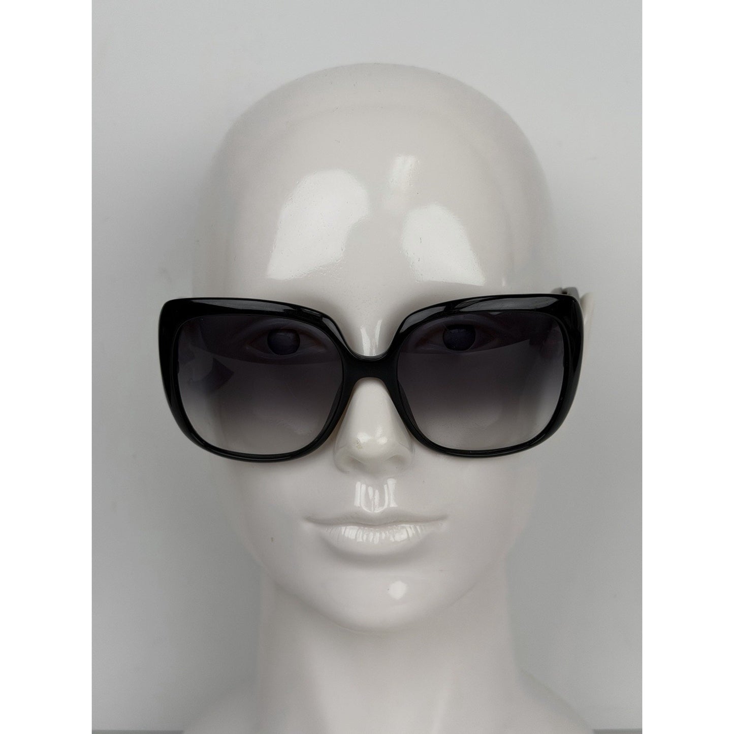 Gucci GG 3163/S Square Sunglasses in Black Glossy Acetate and Gradient Lenses