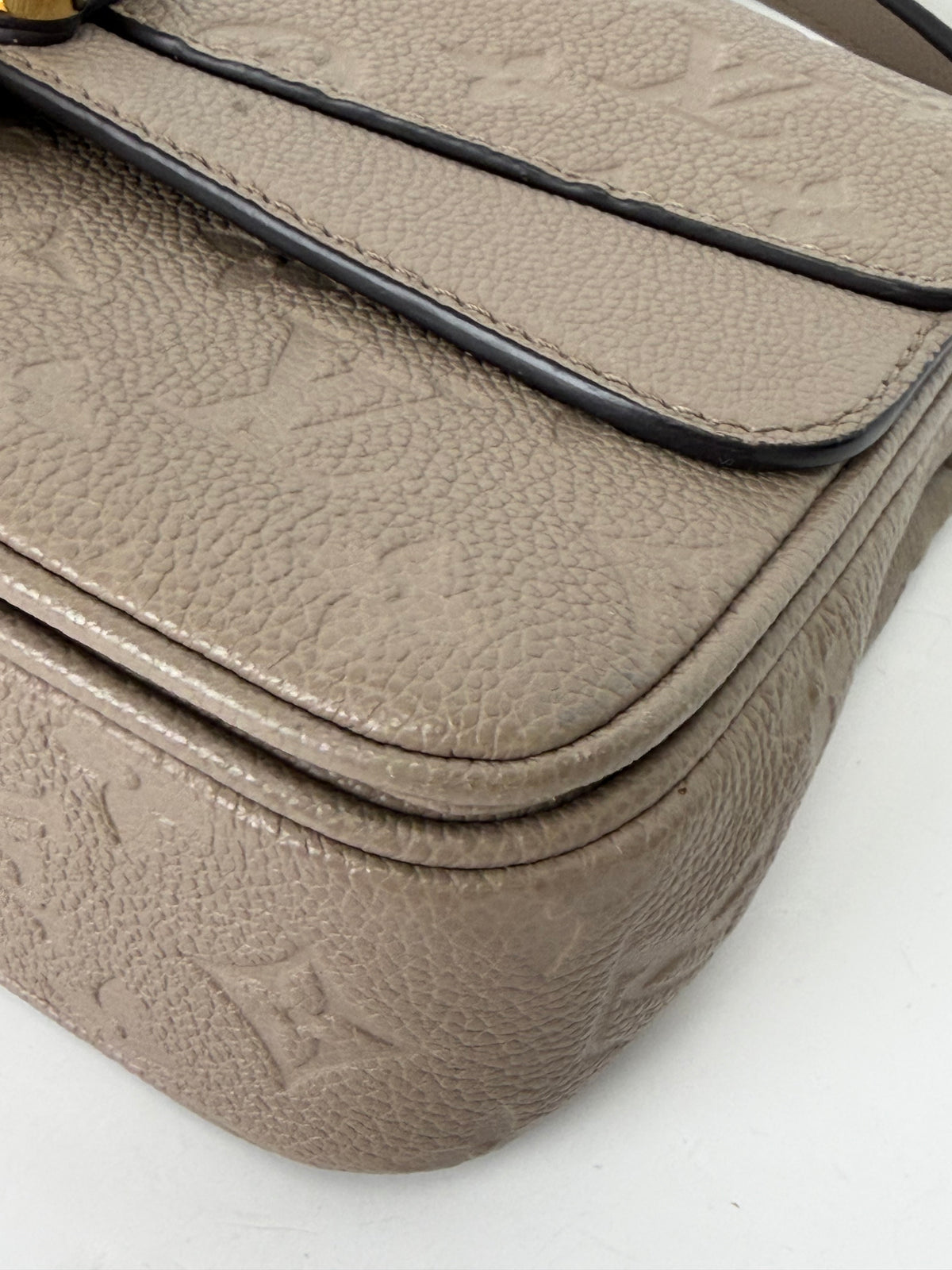 Louis Vuitton Marceau Bag in Beige LV Monogram Empreinte Leather NFC YD-6