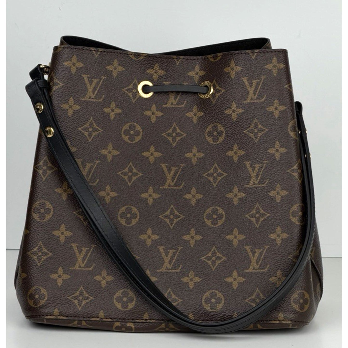 Louis Vuitton NeoNoe MM Bucket Bag in Brown Monogram Coated Canvas 2020 L-4