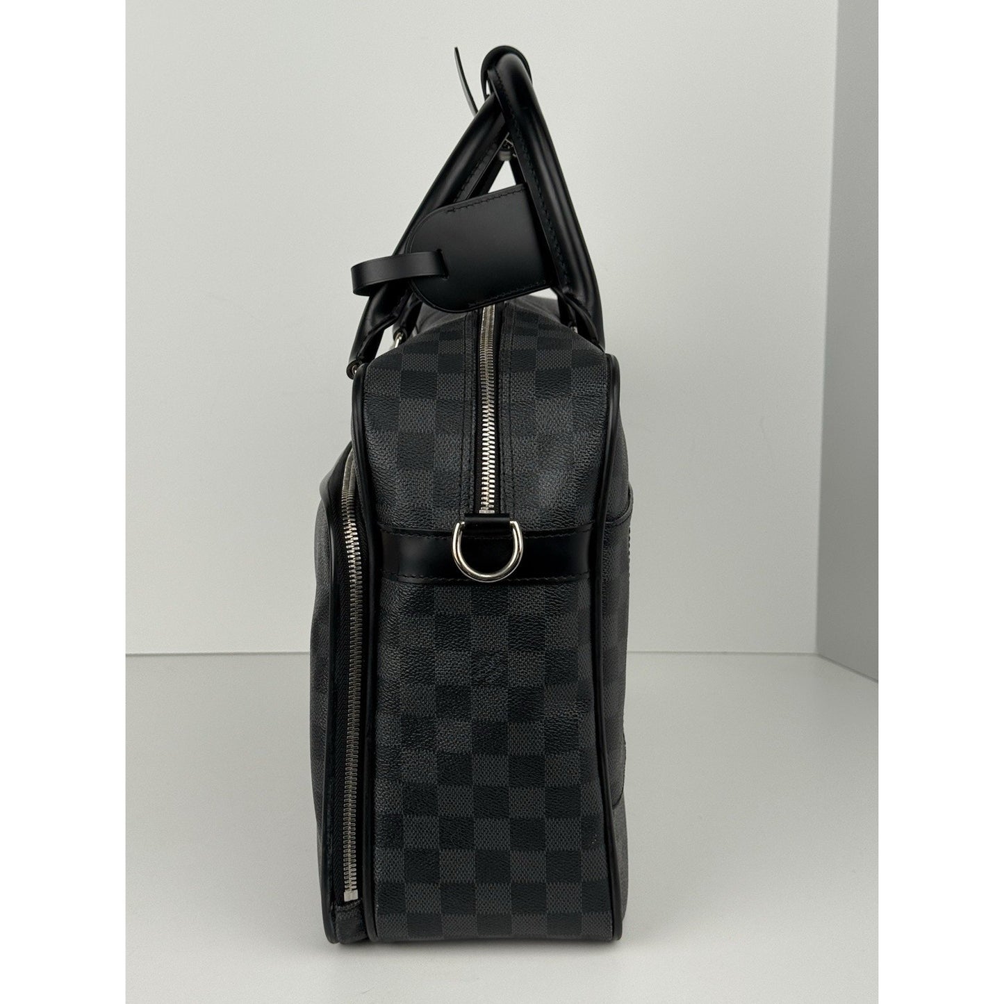 Louis Vuitton Damier Graphite Icart Business Bag Briefcase Handbag Black