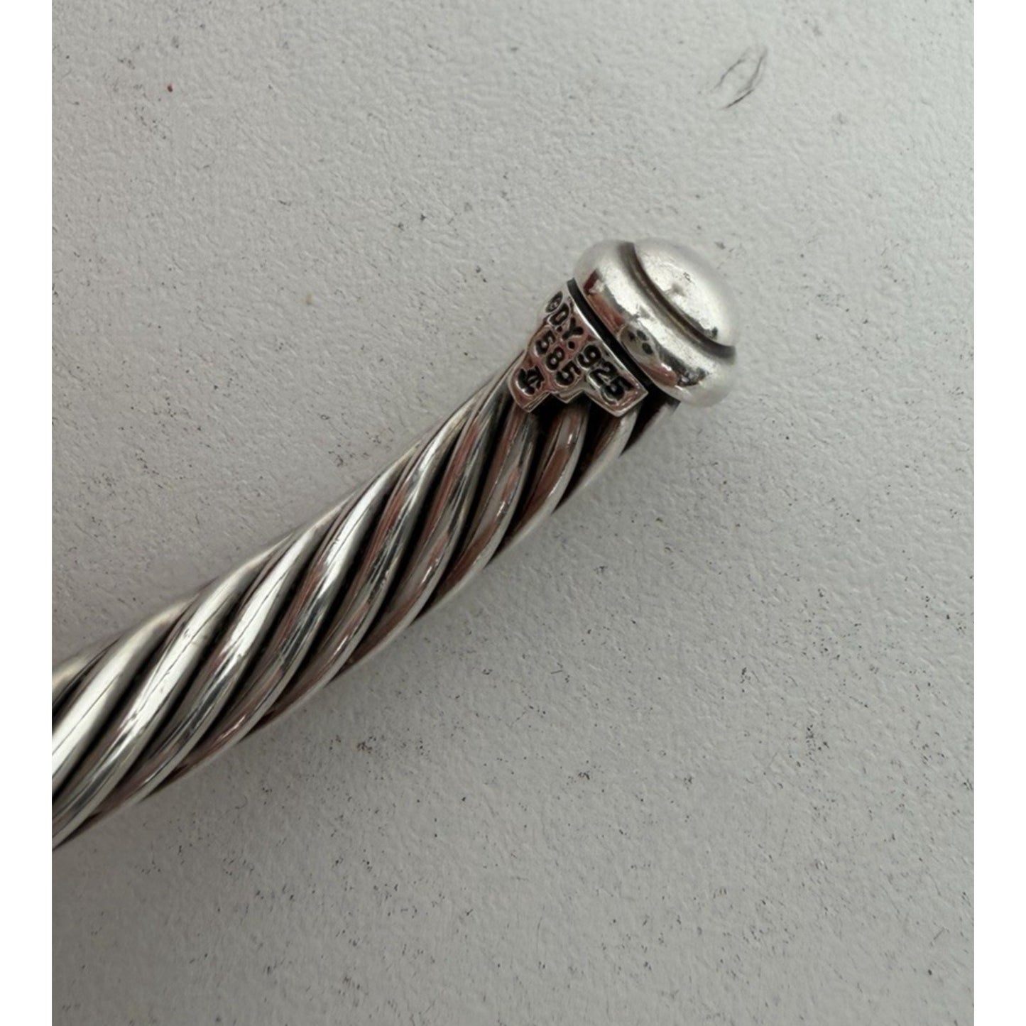 David Yurman X Classic Cable Station Bracelet 7mm in Sterling Silver & 14k Gold