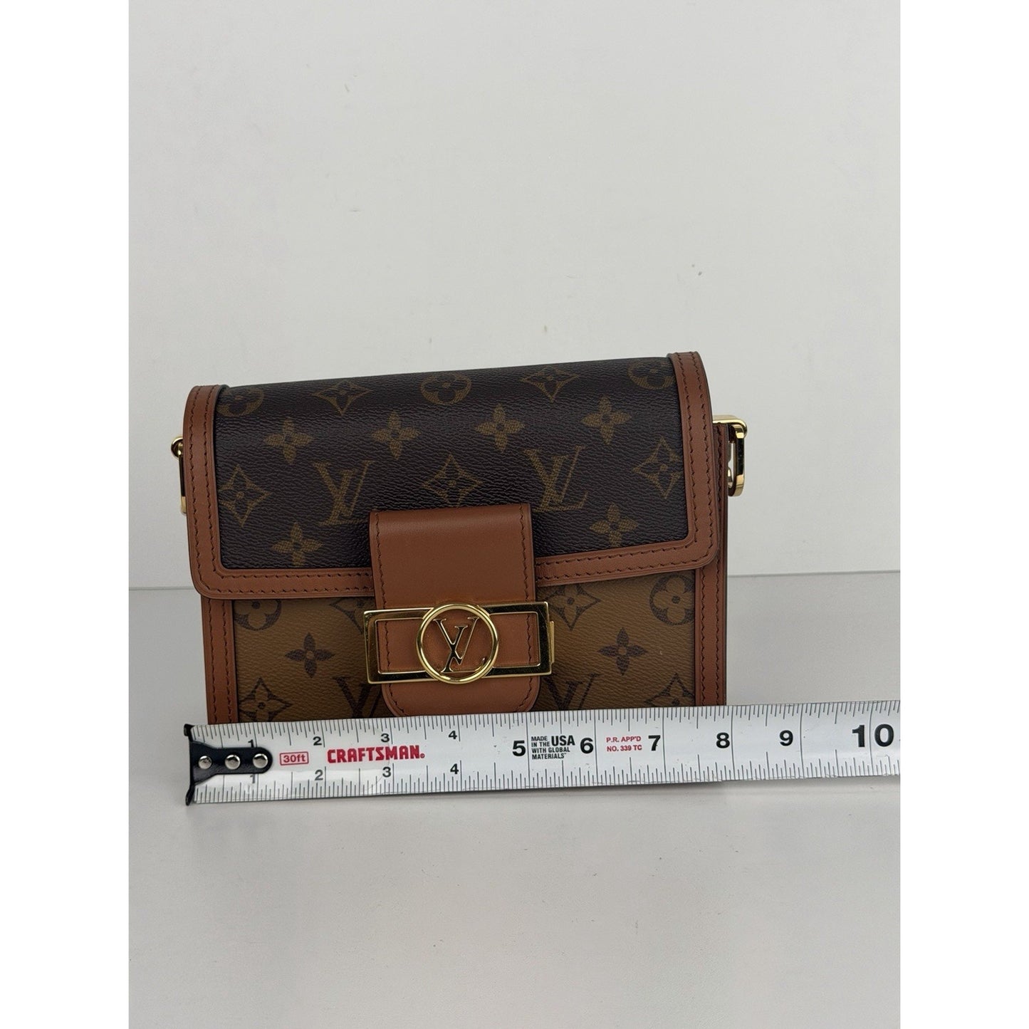 Louis Vuitton Dauphine Shoulder Bag Mini in Reverse Monogram Canvas NFC C-1