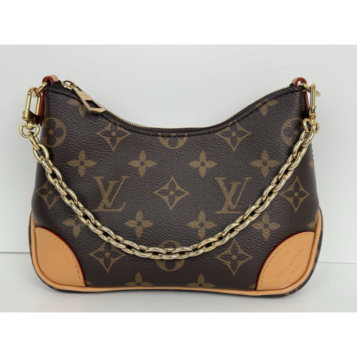 Louis Vuitton Nano Boulogne Shoulder Bag with Gold Hardware