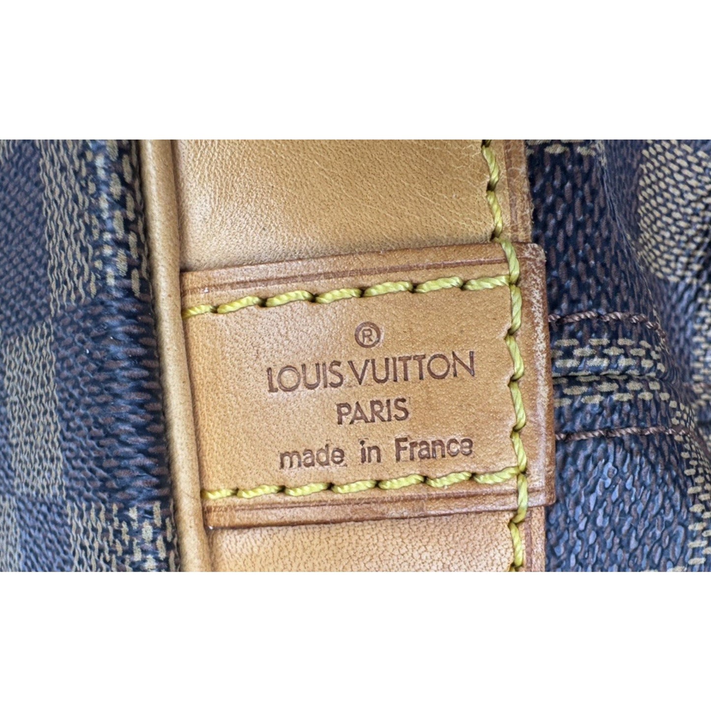 Louis Vuitton Damier Ebene Clipper Travel Bag Brown Canvas Lim Ed 1996 S