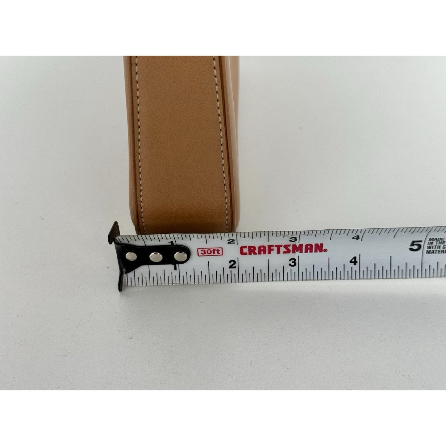 Saint Laurent Le 5 A 7 Brown Leather Top Handle Bag (2)