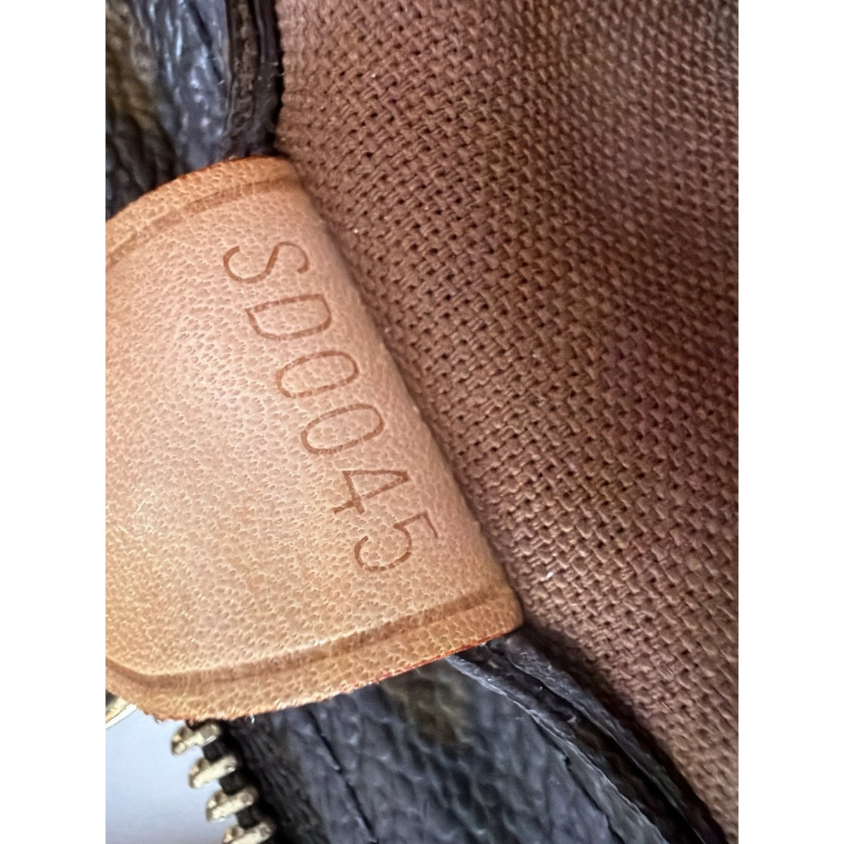 Louis Vuitton Cabas Piano Tote Bag in Brown LV Monogram Coated Canvas 2005 S09