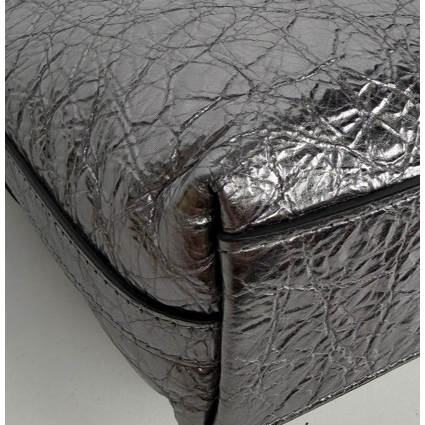 Givenchy Voyou Small Bag is Crafted From Metallic Crinkled Leather S