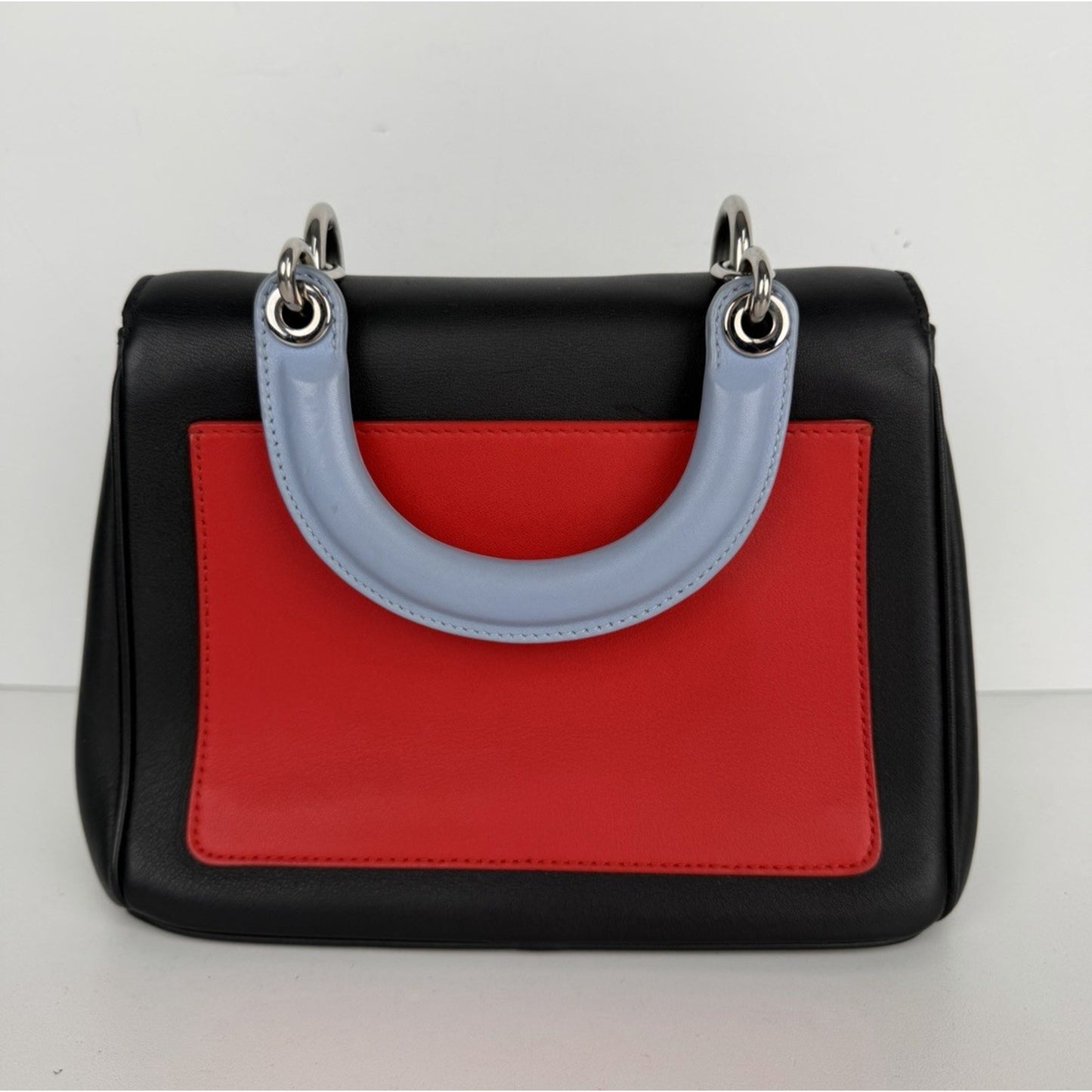 Christian Dior Be Dior Flap Bag Small in Tri-Color Calfskin Leather 2014 S-09