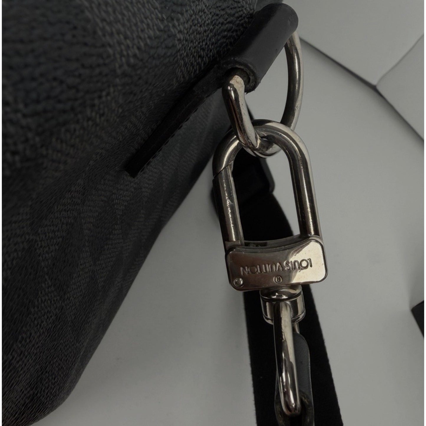 Louis Vuitton Damier Roadster Duffle Bag 50 in Graphite Coated Canvas 2008 S