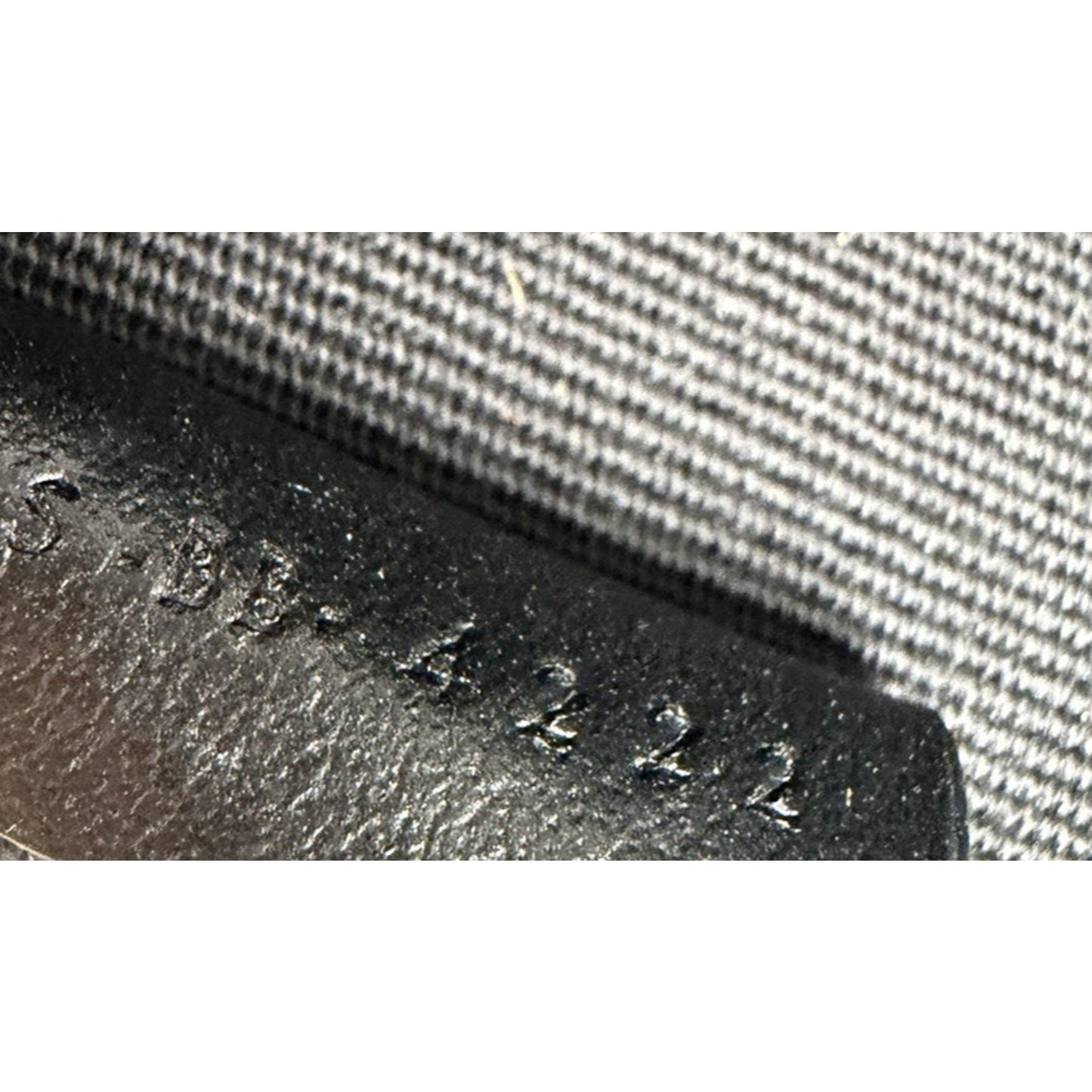 Celine Triomphe Horizontal Pouch Black Coated Canvas Smooth Calfskin Trim K2