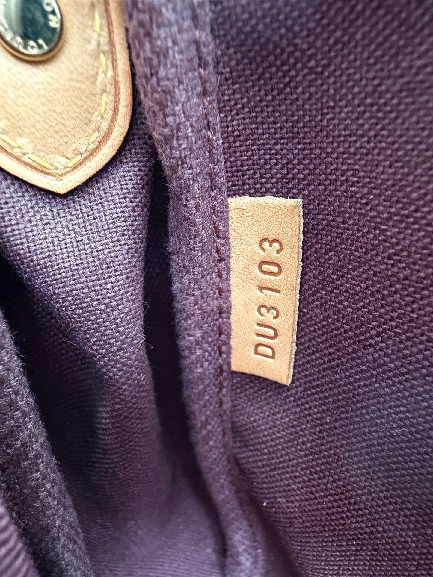 Louis Vuitton Favorite Bag MM in Brown LV Monogram Coated Canvas 2013 YS-10