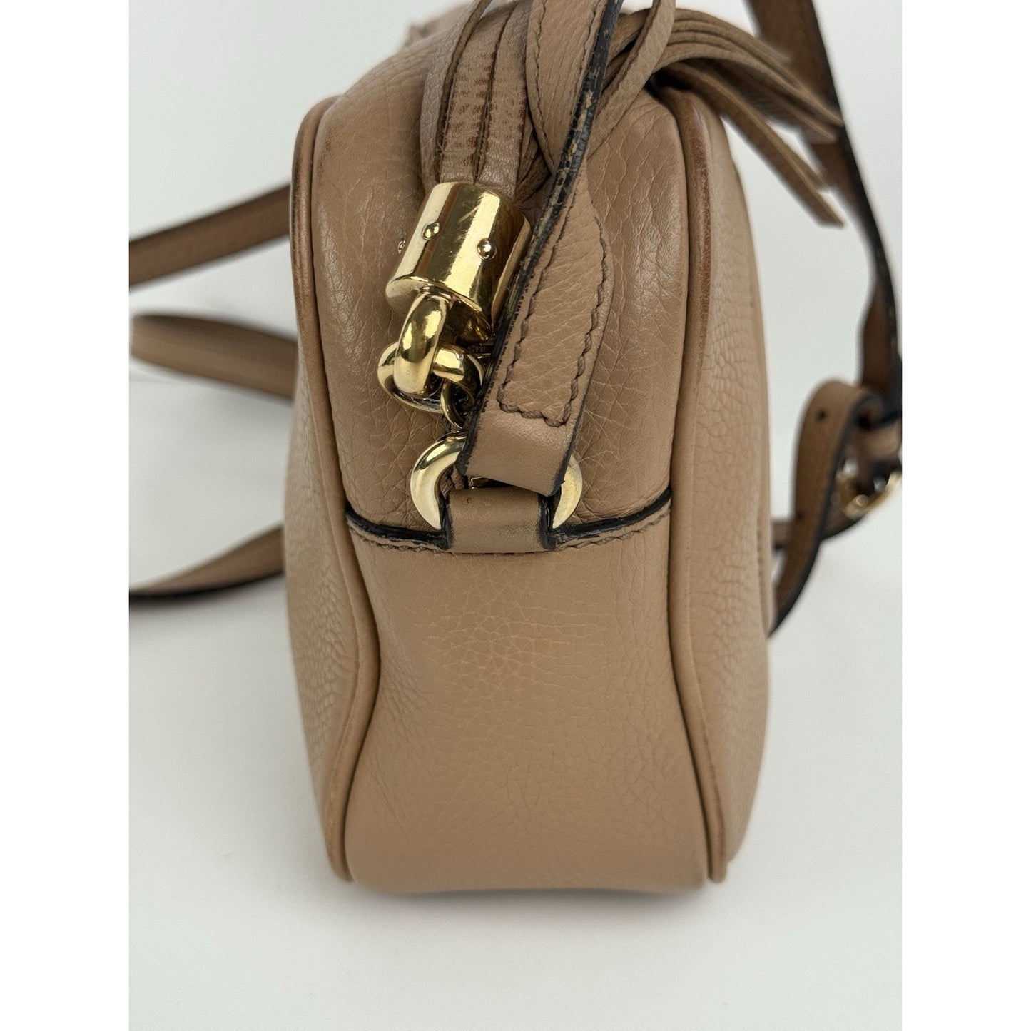 Gucci Soho Disco Shoulder Bag Beige