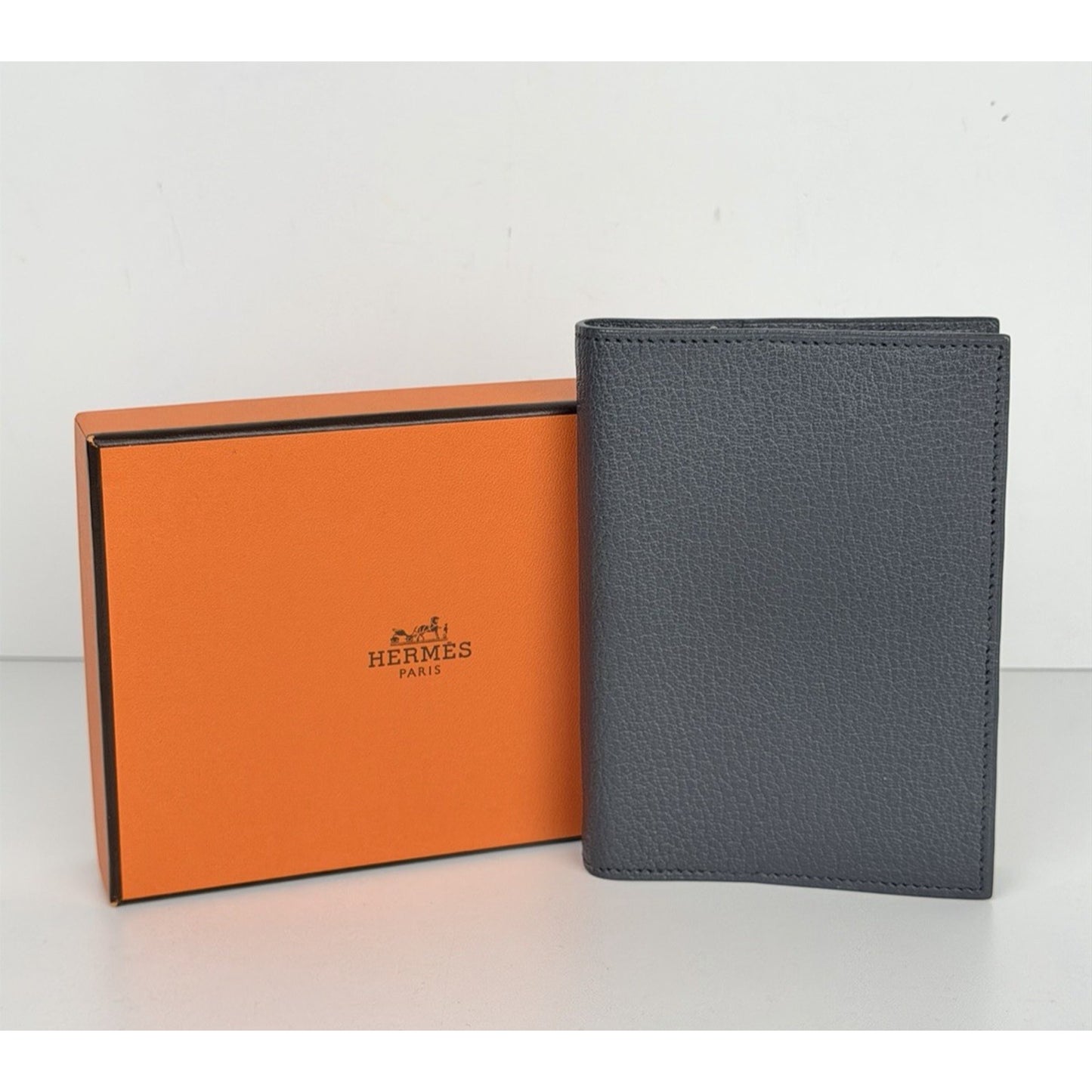 Hermes Simple GM Agenda Cover in Black Grained Leather 2015