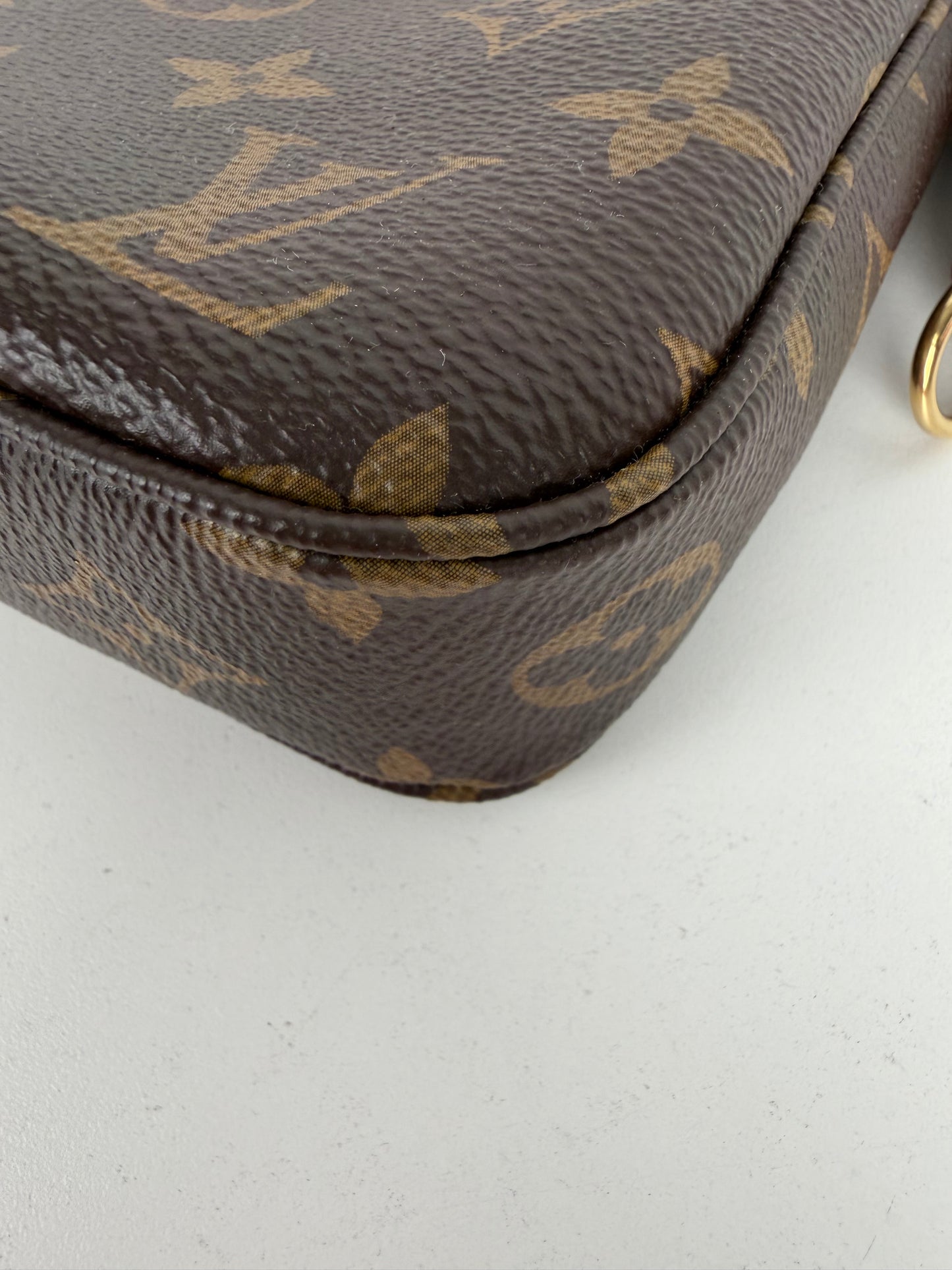 Louis Vuitton Pochette Accessoires Bag NM in Brown LV Monogram Coated Canvas NFC YS-13
