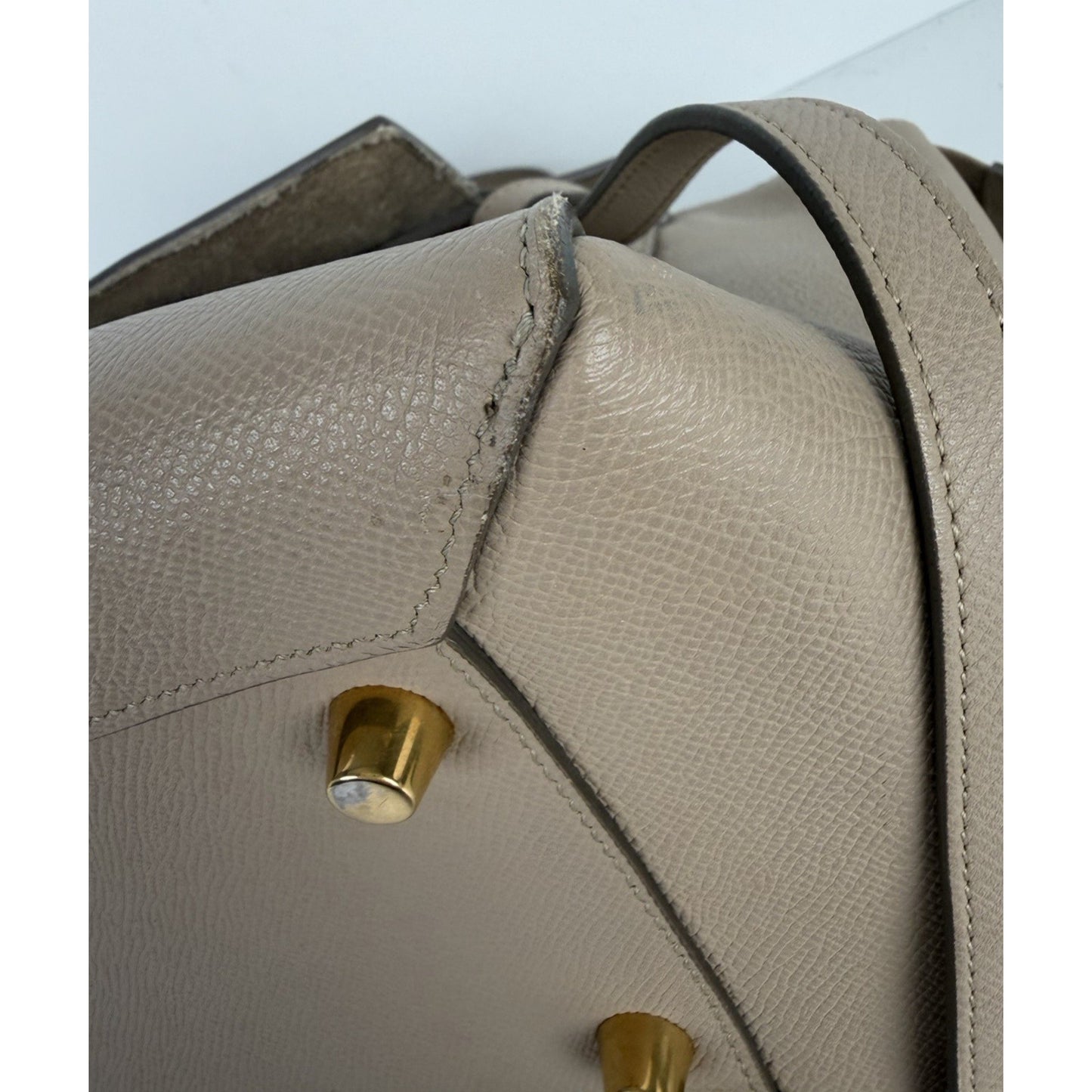 Celine by Phoebe Philo Belt Bag Large in Neutral Leather with Knot Details S