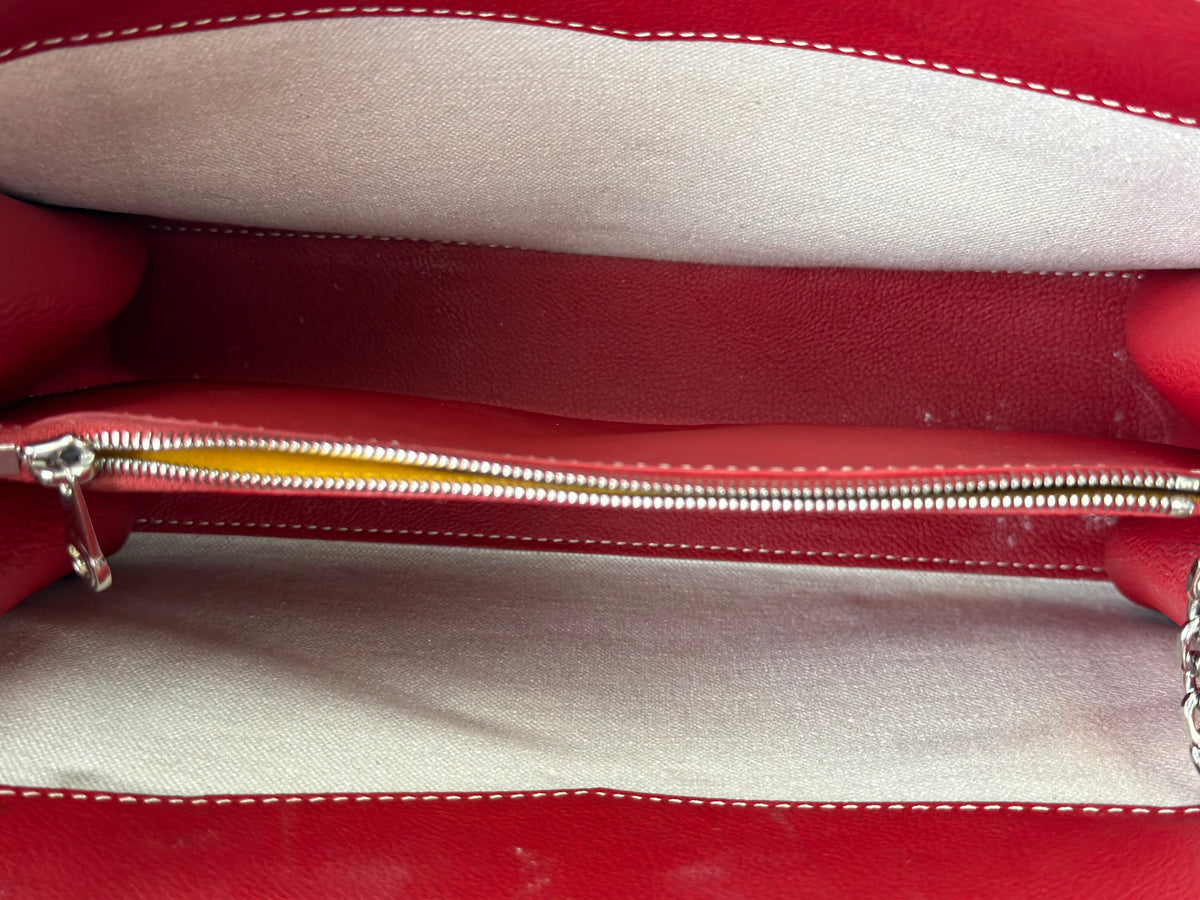 Goyard Rouette Structure PM Bag in Red Goyardine Coated Canvas YF-2
