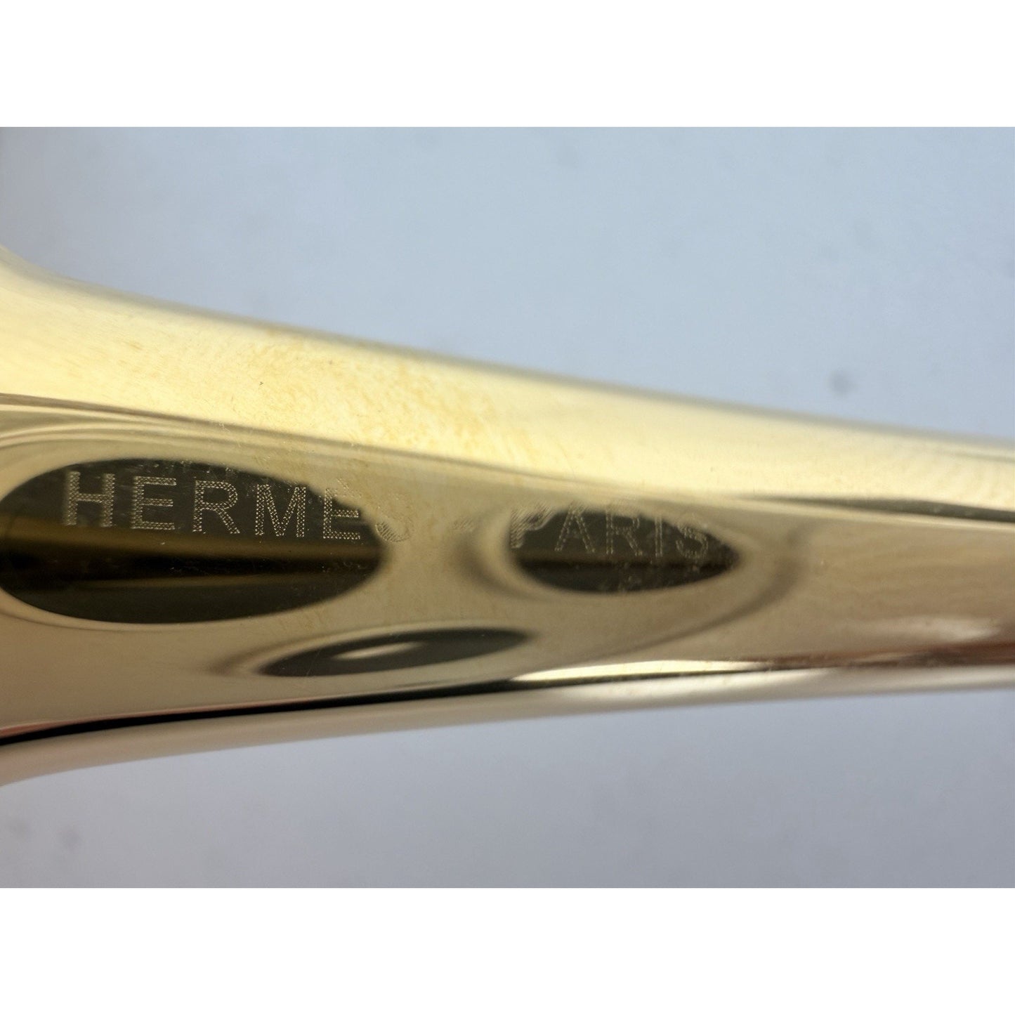 Hermes Grand Attelage Gold-Plated Dinner Spoon K1