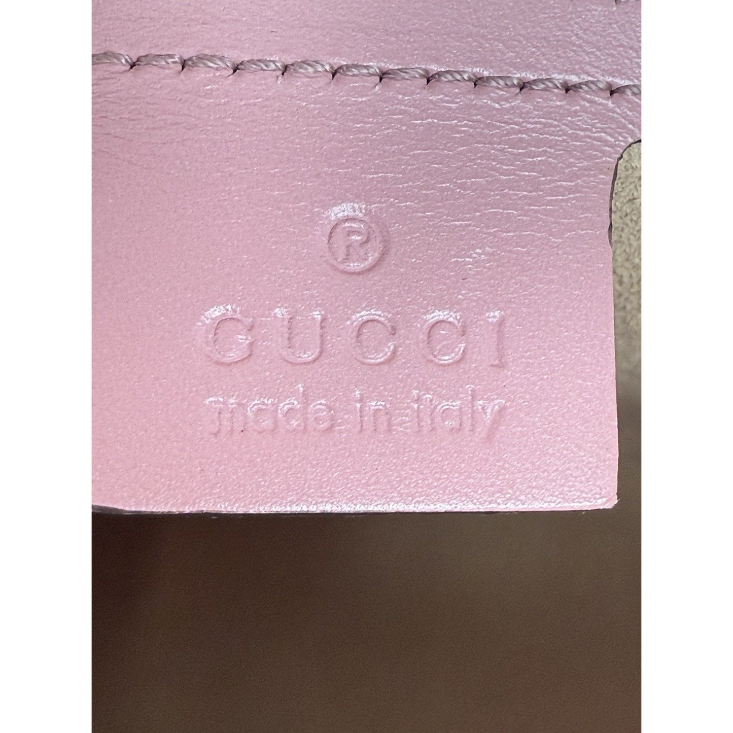 Gucci GG Signature Padlock Small Pink Leather Women’s Shoulder Bag