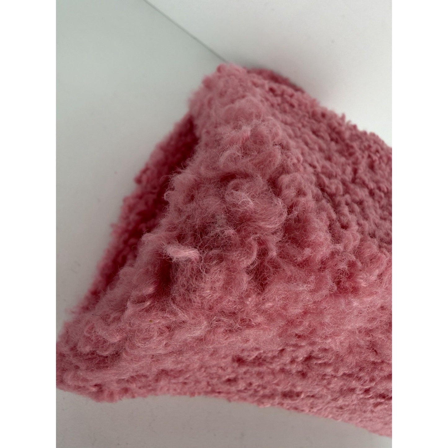 Balenciaga Hourglass Top Handle Bag Small in Pink Fuzzy Faux Fur S-01
