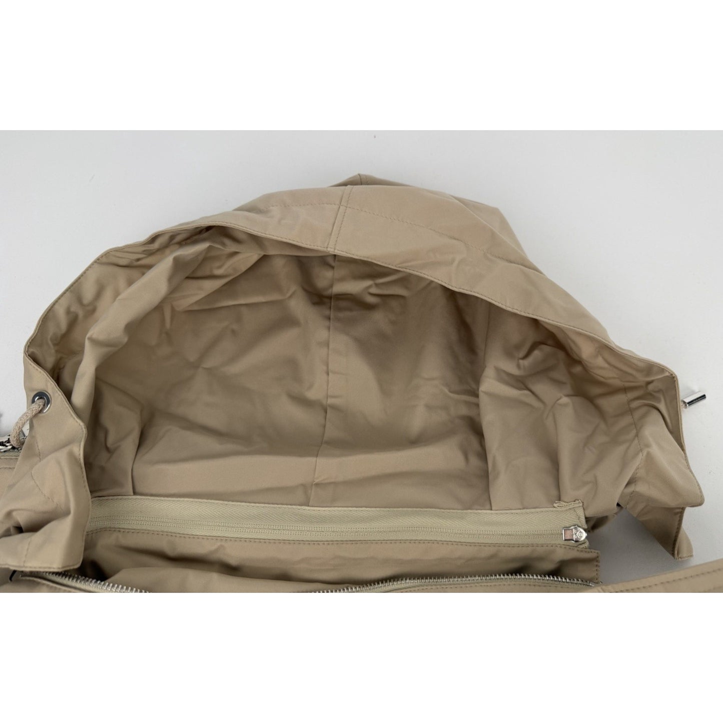 Loro Piana Windmate Traveller Field Jacket in Beige Technical Nylon