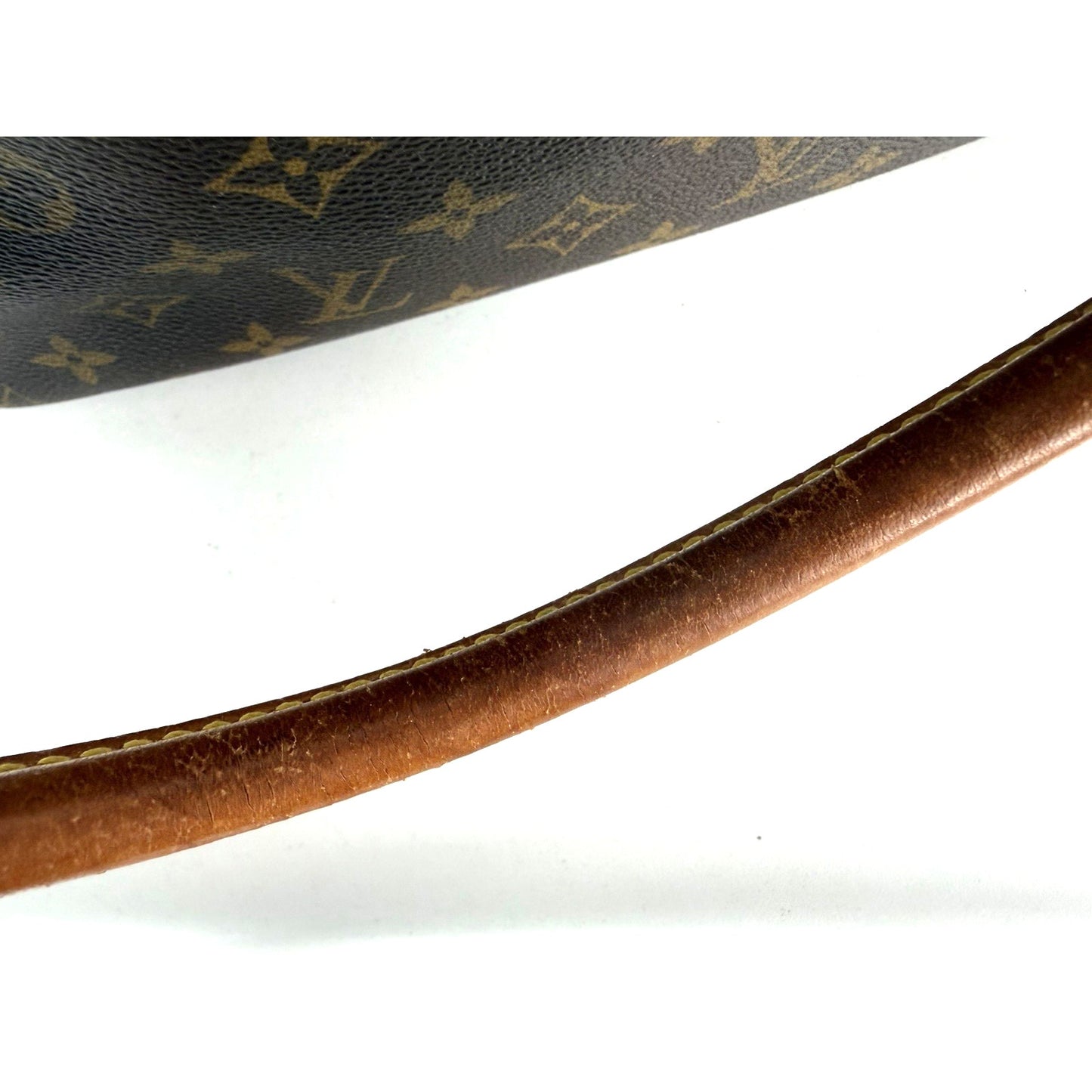 Louis Vuitton Monogram Looping GM Bag in Brown Coated Canvas 1999 S