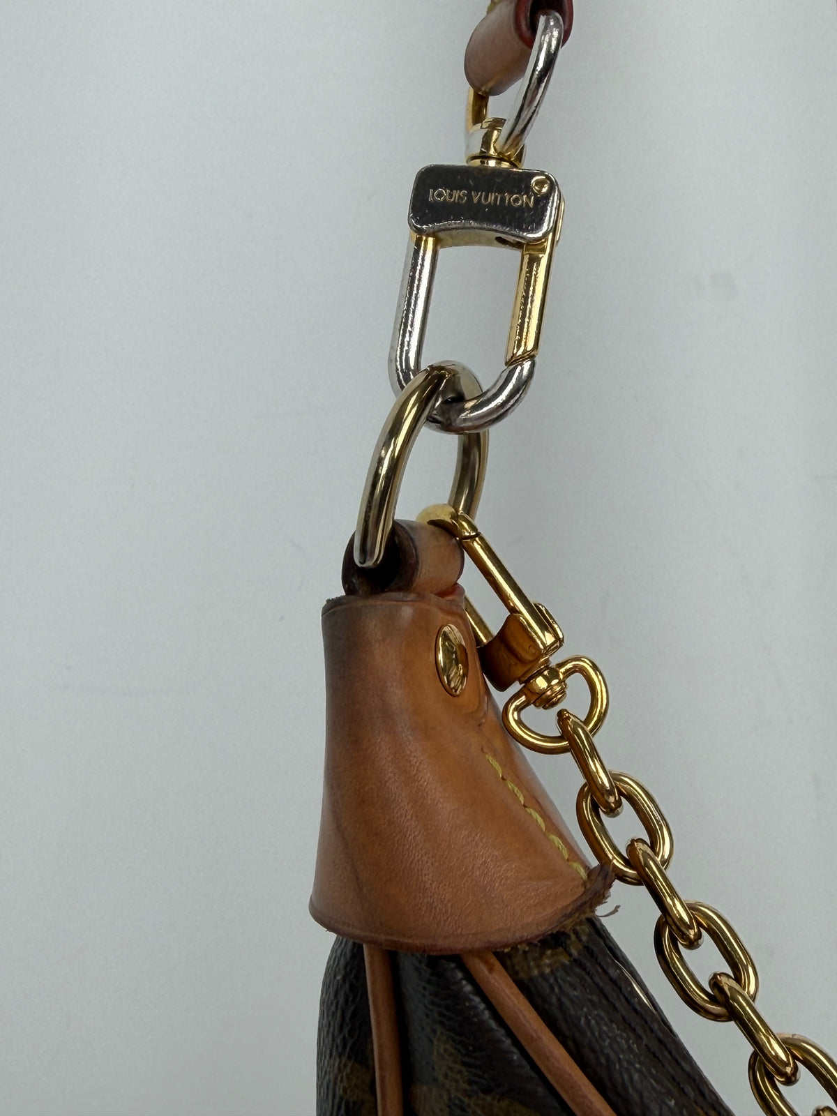 Louis Vuitton Loop Shoulder Bag in Brown LV Monogram Coated Canvas NFC YC2