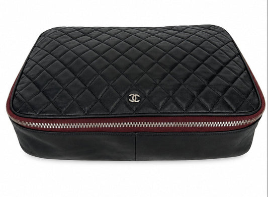 Chanel Cube Bag in Black Quilted Lambskin Leather 2012 YS10