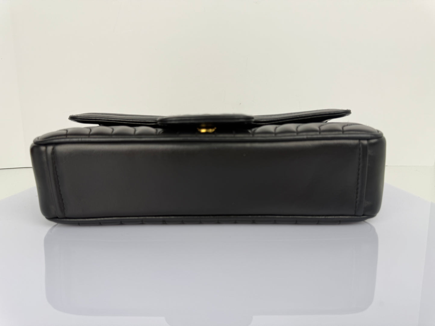 Prada Diagramme Black Leather Should Bag