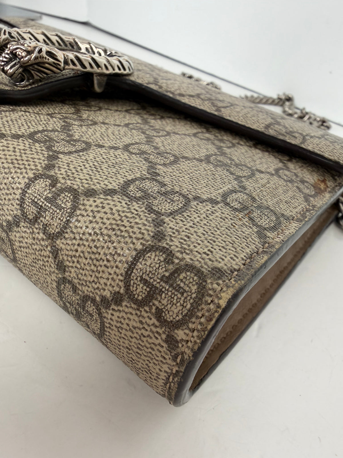 Gucci GG Supreme Dionysus Crossbody Bag in GG Monogram Coated Canvas YS15