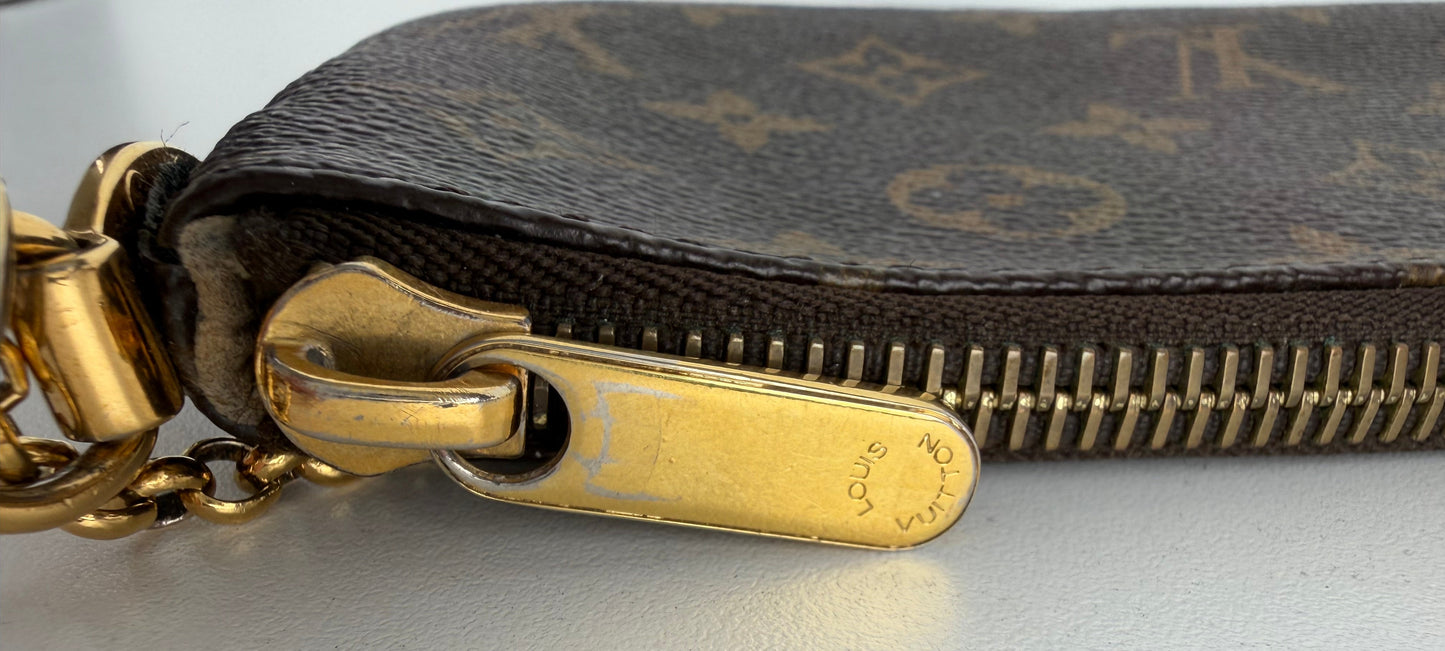 Louis Vuitton Monogram Pochette Milla Bag MM in Brown LV Monogram Canvas 2011 S-10