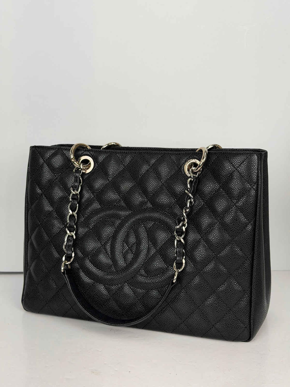 Chanel Grand Shopping Tote Bag in Black Caviar Leather 2010-2011 YF5