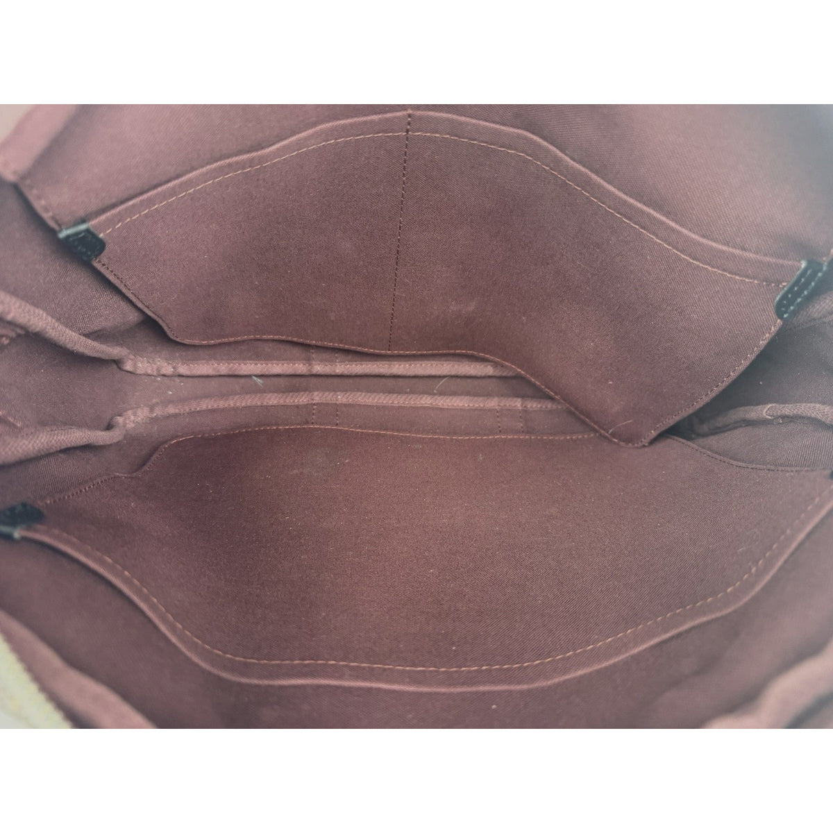 Louis Vuitton Porte-Documents Voyage Briefcase Bag PM in Brown Canvas 2017 S-19