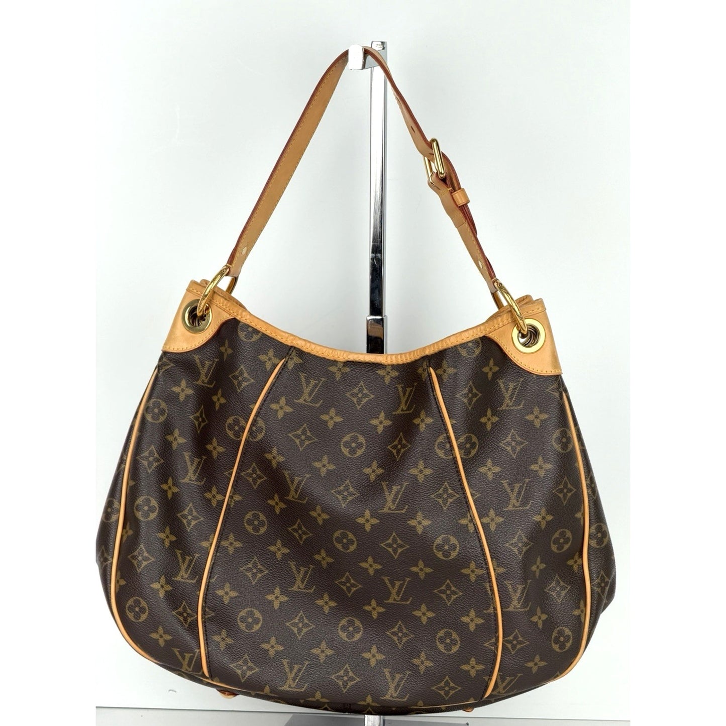 Louis Vuitton Galliera PM Bag in Brown Iconic Monogram Coated Canvas 2009 S09
